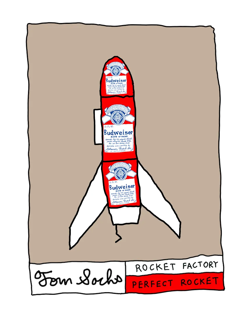 Tom Sachs Rocket Factory is a trans-dimensional manufacturing plant. Our Rocket Factory uses NFTs to build new NFTs. The Genesis NFT Collection from Tom Sachs