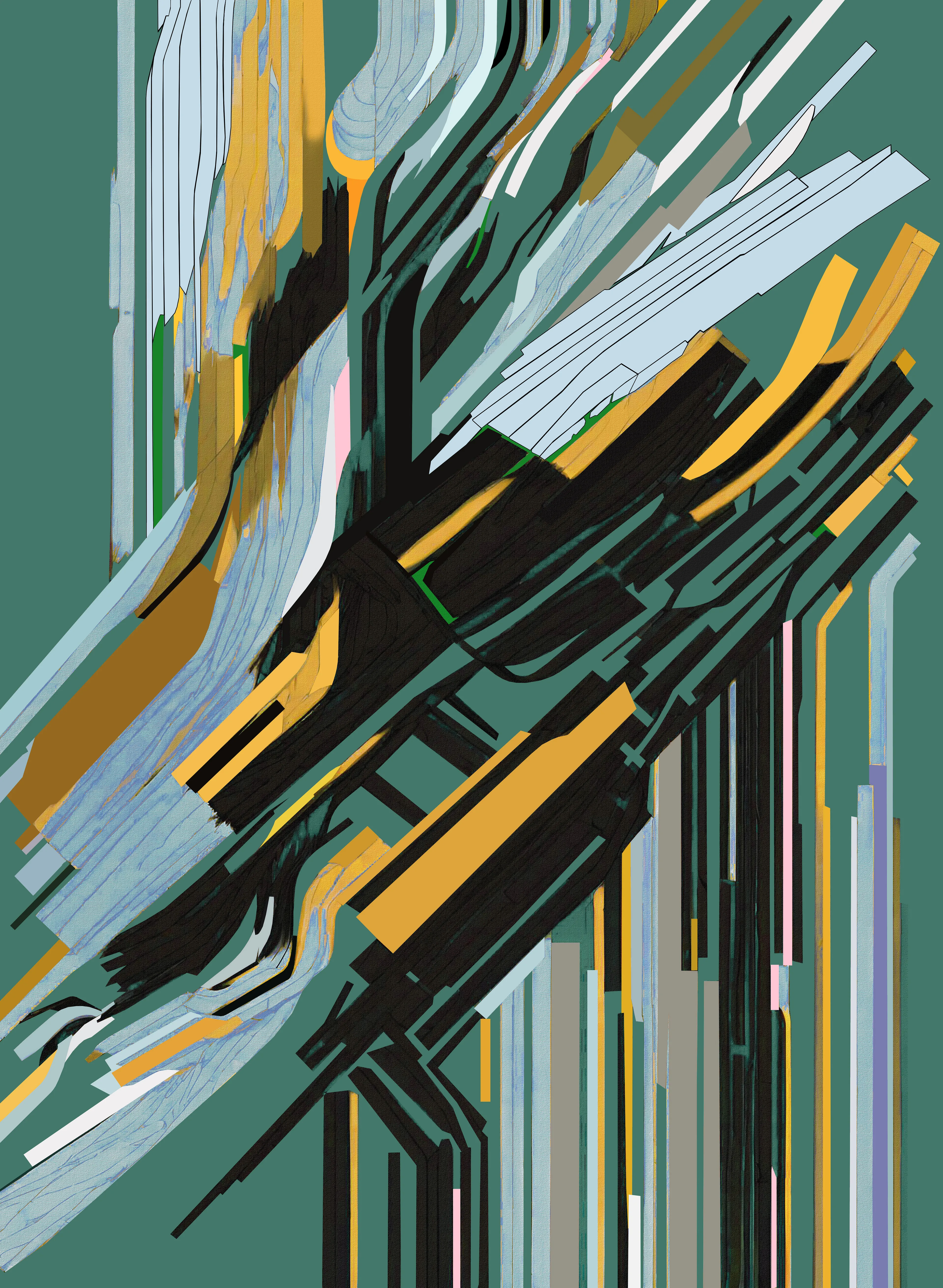 DIGITAL
6000 X 4390 PIXEL
The story of a transformation, scraps from industrial consumption now lifeless, become movement, emotion, and a new possibility by creating new structures.