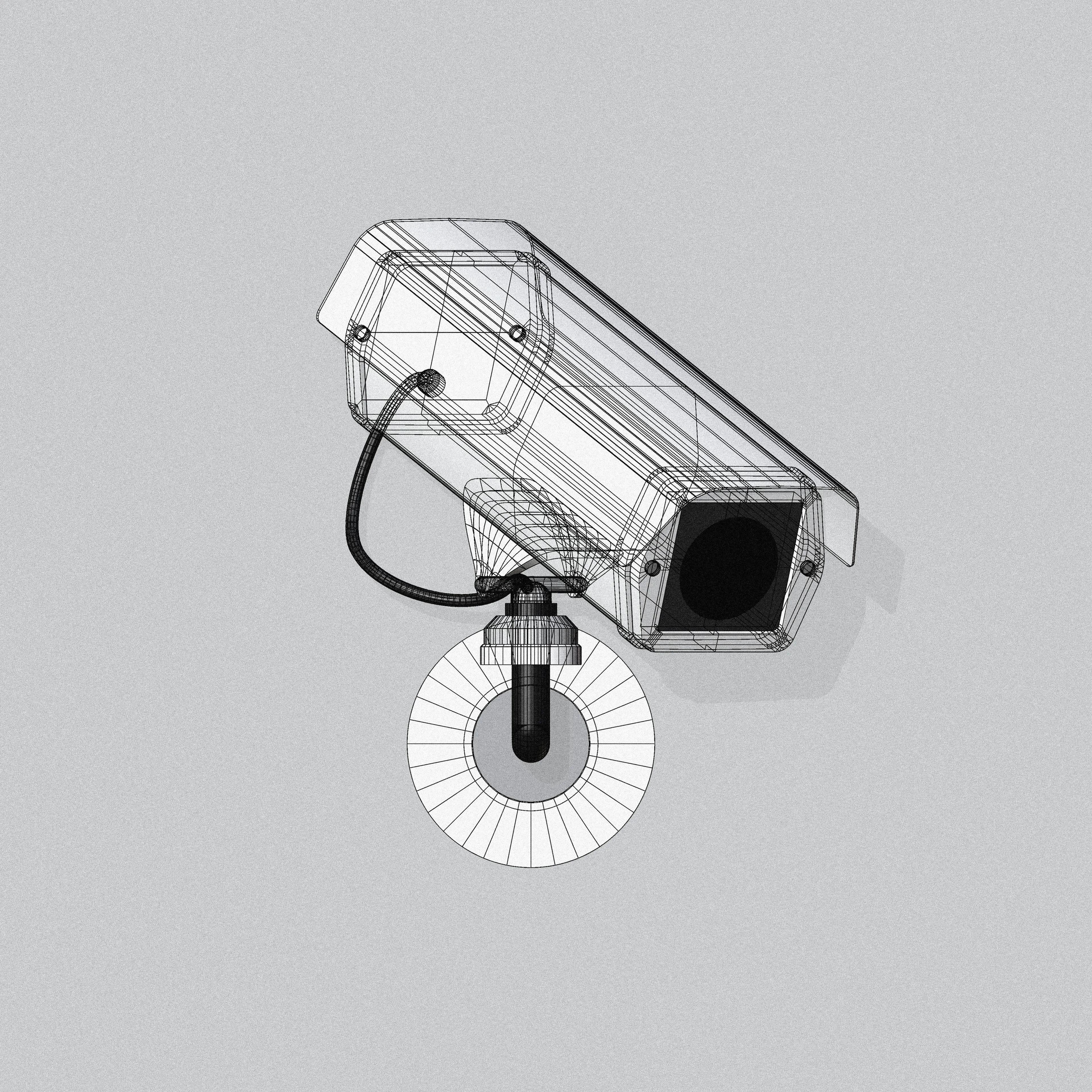 Wireframe Camera by 0xdgb