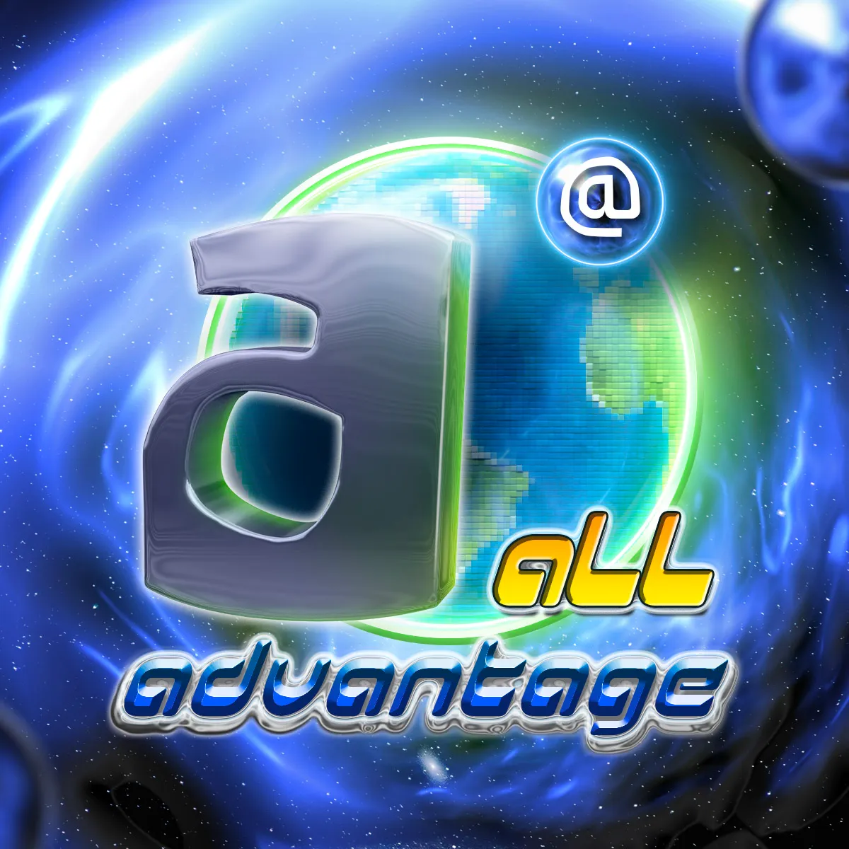 Guile Twardowski reimagined logo for **alladvantage.com** (1999-2001) a web browser that paid users for looking at advertisements while browsing. Inspired from [a logo](https://folia.mypinata.cloud/ipfs/QmPKNVntZAwX1QUED7ArTvKDeRrJgREaj82GSAuhshG8LB/alladvantage.com/inspo.png) generated by Cosmographia's text-to-image AI. 

[**Dotcom Seance**](https://dotcomseance.com) is a collection by Simon Denny, Guile Twardowski, and Cosmographia. 

Presented by [Folia](https://folia.app).