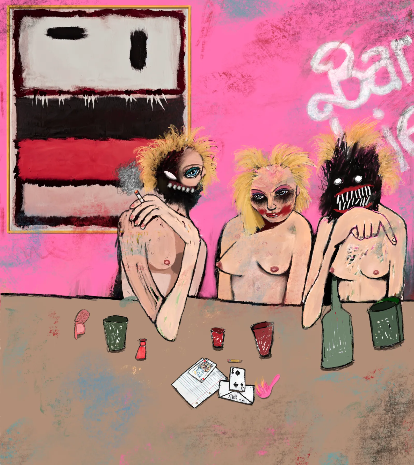 Barbies in Beef Brothko