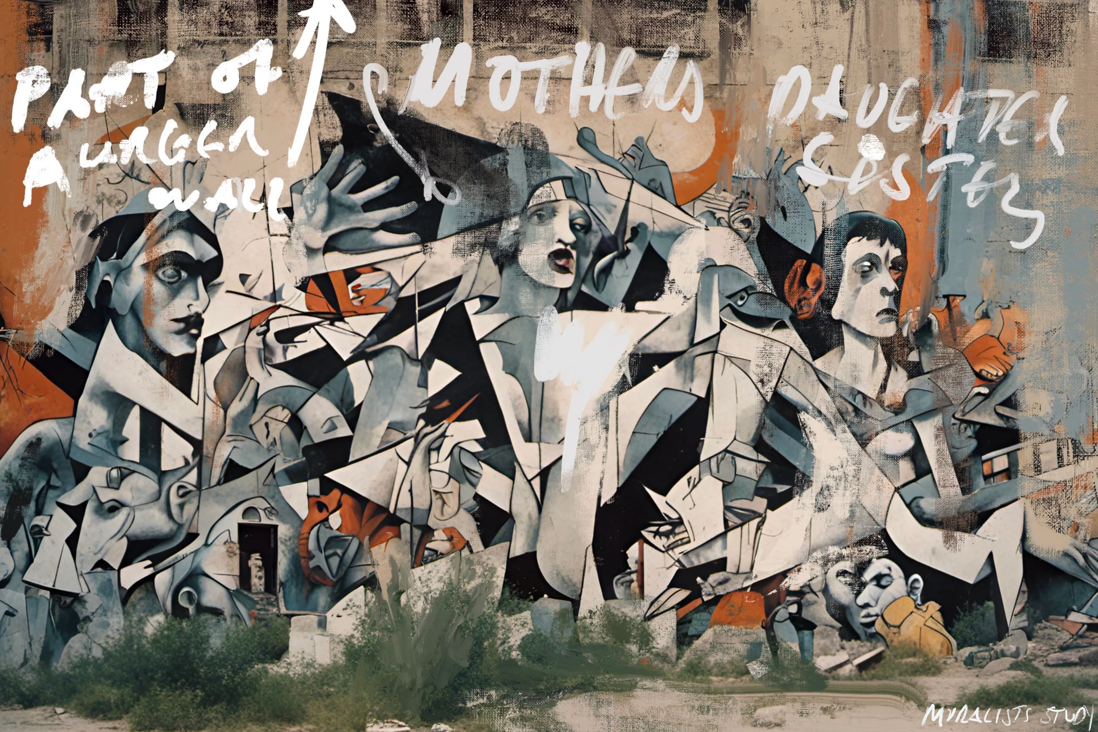 Study for the painting Muralists

Circa 2023