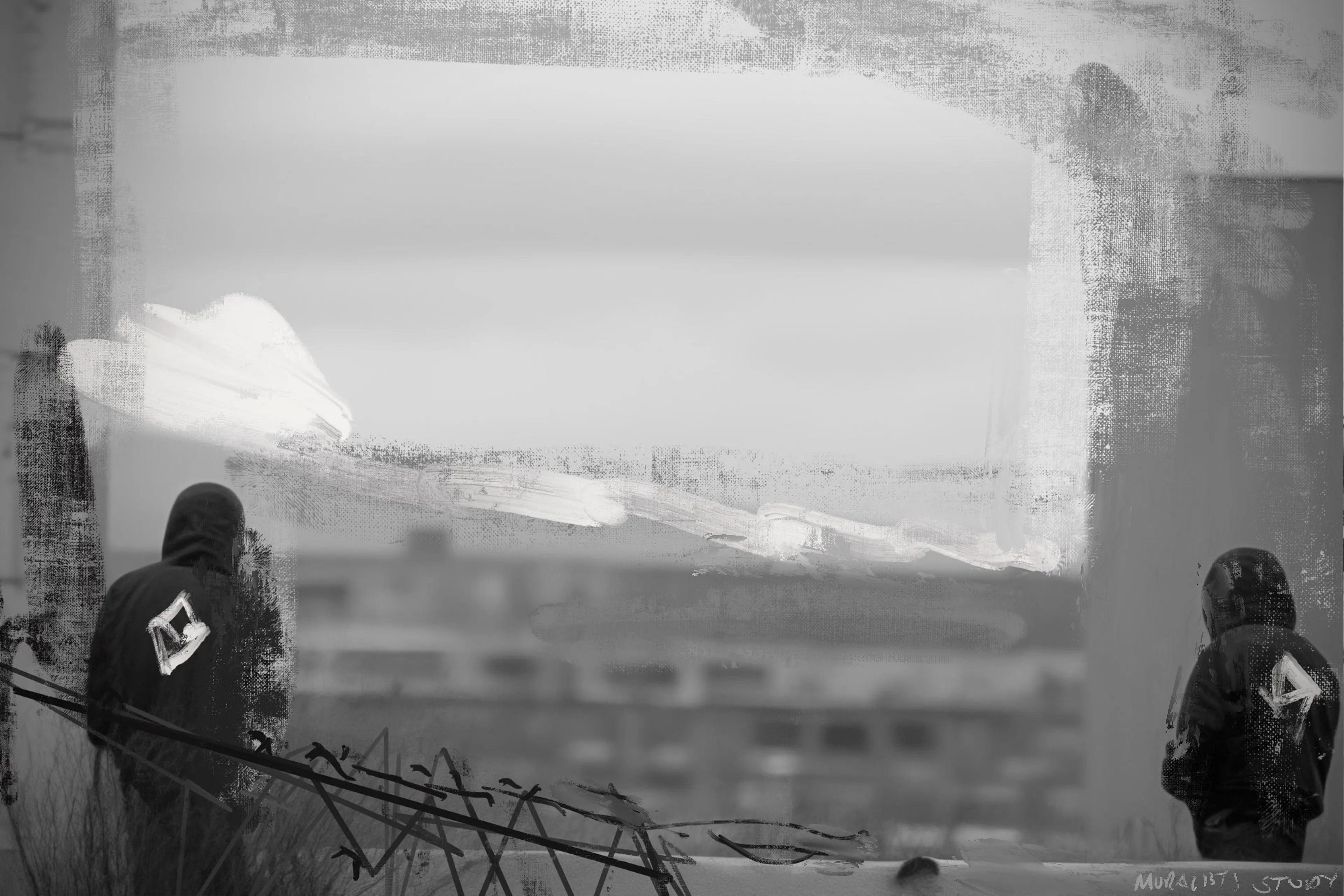 Study for the painting Muralists

Circa 2023