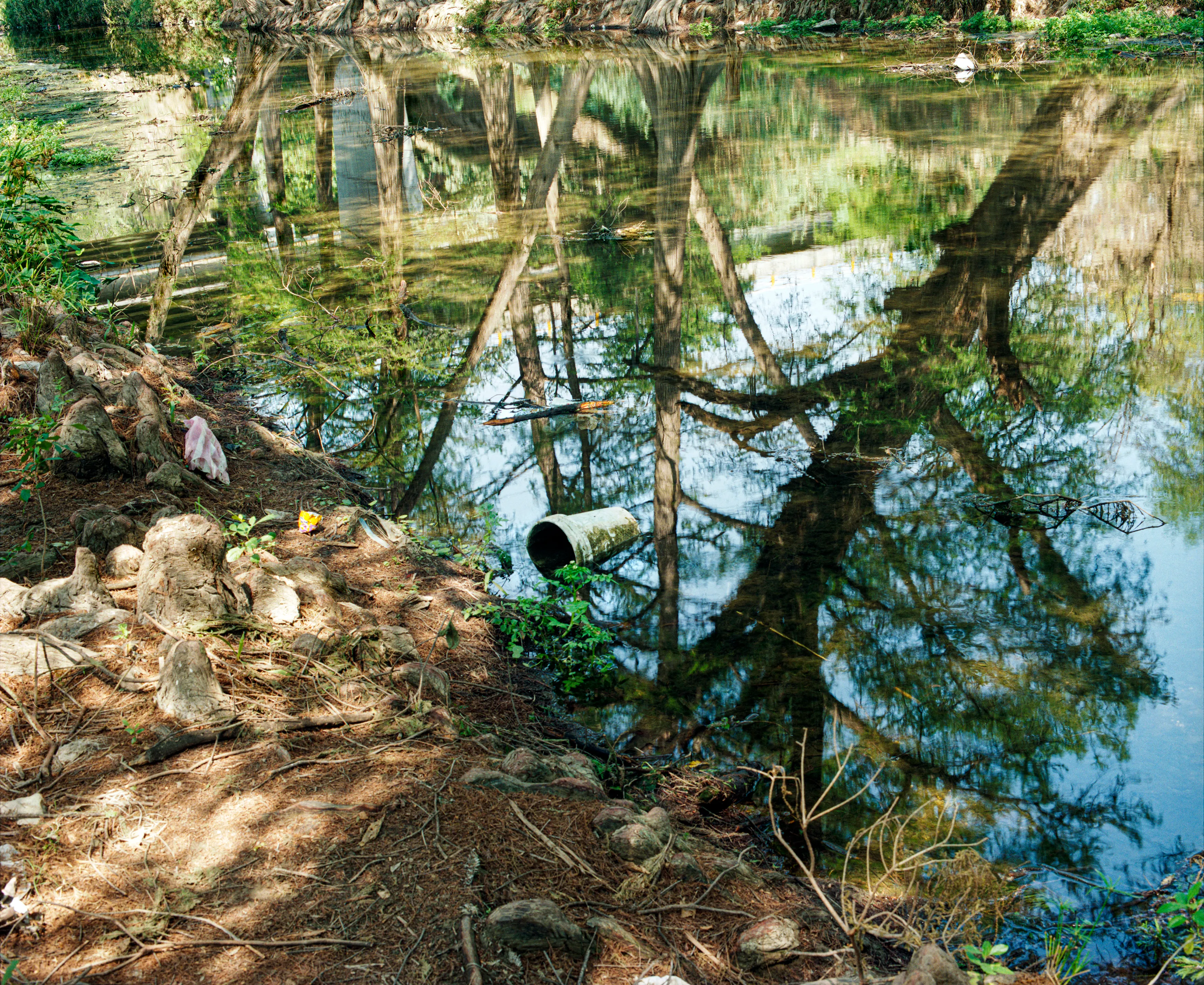 State of Nuevo León, Mexico, 2005-2010. This image is part of a 5-year project called Suburbia Mexicana. I wanted to document some of the unintended consequences of the housing bubble many cities in Mexico were going through. I was also very interested in the aesthetic questions posed by using ultra beautiful landscape imagery to represent ecological degradation. It is a nod to the romantic use of tragedy in paintings; a visual exploration of the grandeur of disaster as a way to comment on the other side of Mexico’s copy pasted ideals of homeownership.