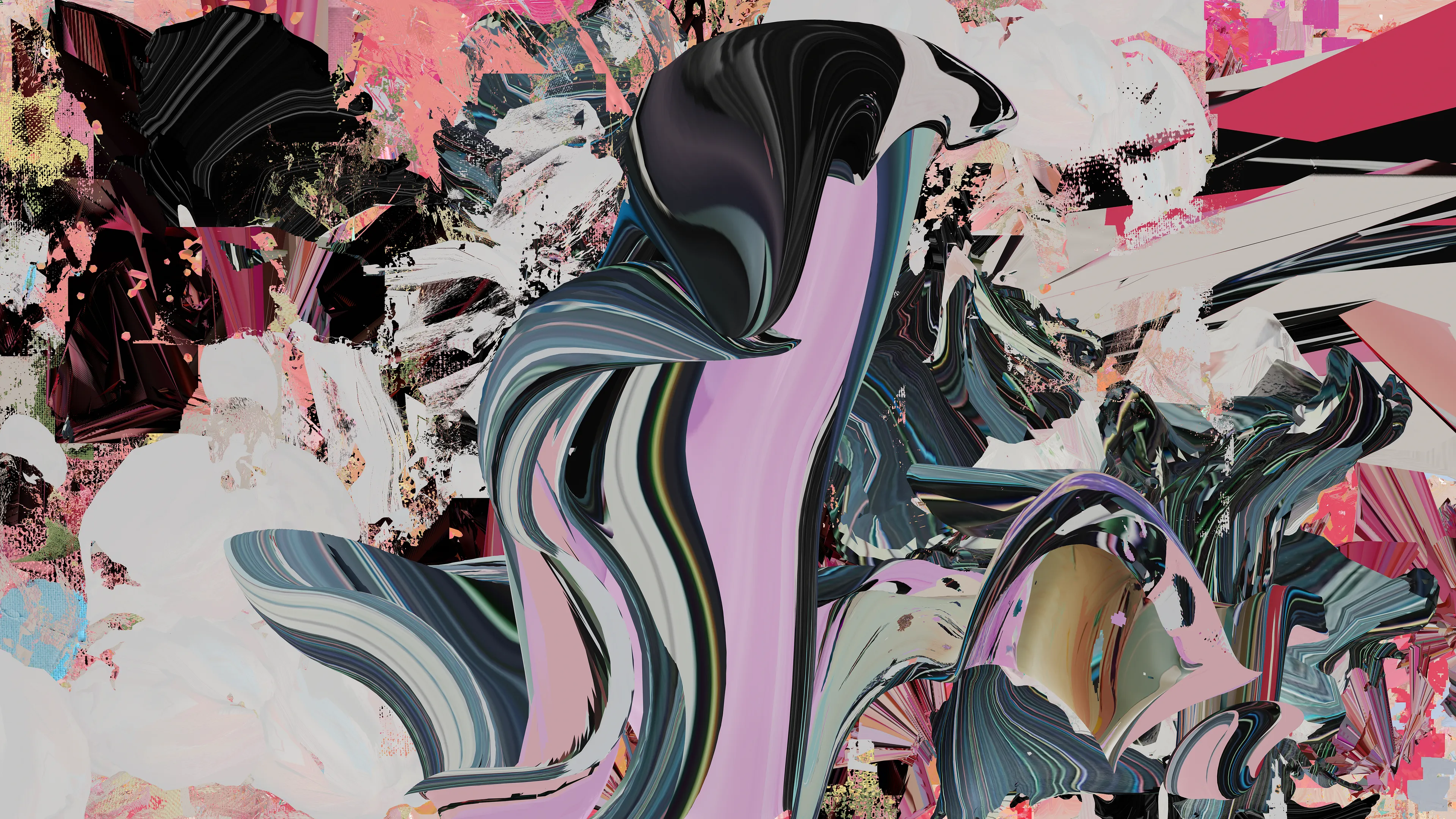 Vinyl  skinned  
stretched over taught  
splashed on  
slipped  
split