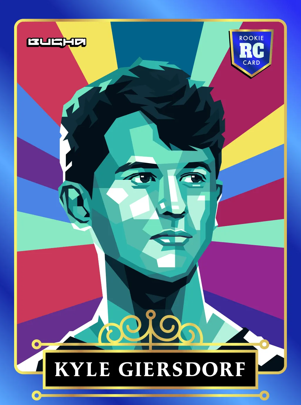 VeeFriends Mini Drops Bugha Rookie Card  - Created By [VeeFriends](https://veefriends.com) and [Bugha](https://www.instagram.com/bugha/)

VeeFriends is thrilled to partner with Bugha, one of the most famous gamers in the world, to create his Rookie NFT card.

The original owner of this NFT also received an Anthros chair, a luxury chair from company that is revolutionizing the way we sit.

This token is a part of the Gift Goat series and a VeeFriends Mini Drop collectible that lives on the Ethereum blockchain. 'Bugha Bucks' is gift #10 of 18. 

Bugha Rookie Card is an edition of 555 unique NFTs, created by artist Gilang Bogy, the famous artist behind the first sports card NFT collection on the blockchain "Wrapped Strikers", VaynerSports Pass, and most recently VeeFriends Iconics. 

This NFT does not grant you previous or future gifts from the Gift Goat Gifting Experience. For more information on the Gift Goat Series, please visit: [https://veefriends.com/giftgoat](https://veefriends.com/giftgoat)

Bugha

[Twitch](https://twitch.tv/bugha)<br />
[Twitter](https://twitter.com/bugha)<br />
[Instagram](https://www.instagram.com/bugha/) 