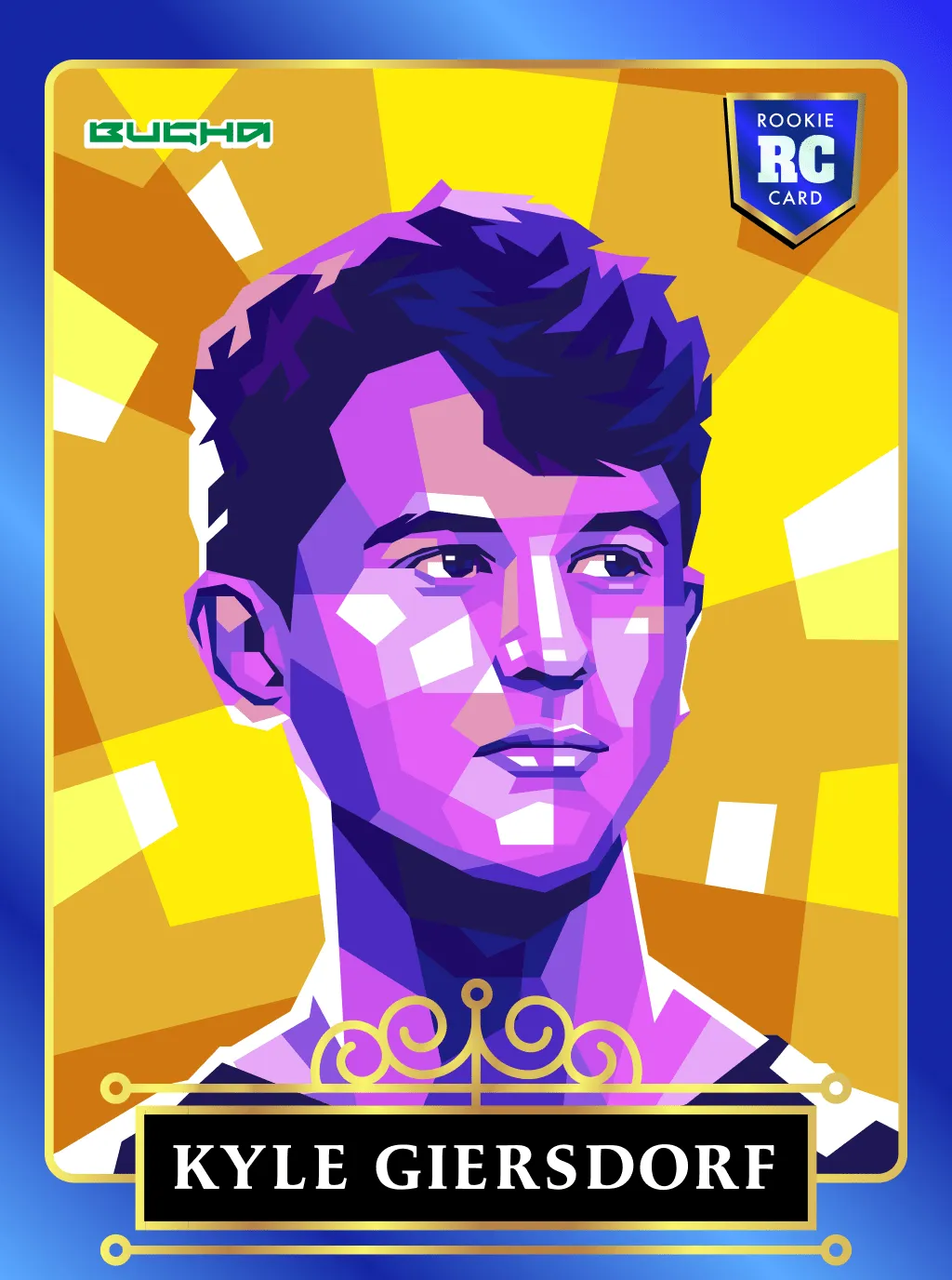 VeeFriends Mini Drops Bugha Rookie Card  - Created By [VeeFriends](https://veefriends.com) and [Bugha](https://www.instagram.com/bugha/)

VeeFriends is thrilled to partner with Bugha, one of the most famous gamers in the world, to create his Rookie NFT card.

The original owner of this NFT also received an Anthros chair, a luxury chair from company that is revolutionizing the way we sit.

This token is a part of the Gift Goat series and a VeeFriends Mini Drop collectible that lives on the Ethereum blockchain. 'Bugha Bucks' is gift #10 of 18. 

Bugha Rookie Card is an edition of 555 unique NFTs, created by artist Gilang Bogy, the famous artist behind the first sports card NFT collection on the blockchain "Wrapped Strikers", VaynerSports Pass, and most recently VeeFriends Iconics. 

This NFT does not grant you previous or future gifts from the Gift Goat Gifting Experience. For more information on the Gift Goat Series, please visit: [https://veefriends.com/giftgoat](https://veefriends.com/giftgoat)

Bugha

[Twitch](https://twitch.tv/bugha)<br />
[Twitter](https://twitter.com/bugha)<br />
[Instagram](https://www.instagram.com/bugha/) 