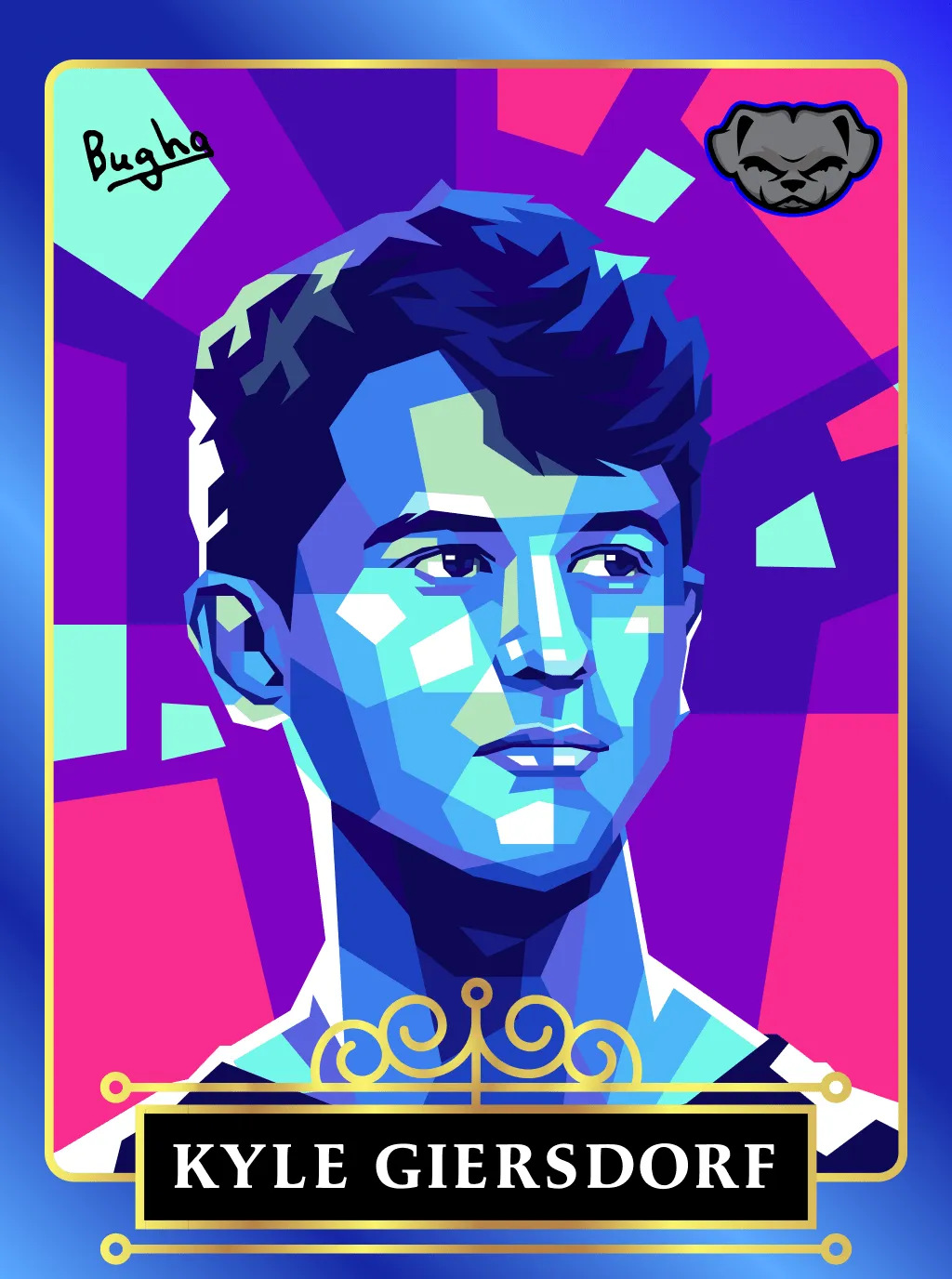 VeeFriends Mini Drops Bugha Rookie Card  - Created By [VeeFriends](https://veefriends.com) and [Bugha](https://www.instagram.com/bugha/)

VeeFriends is thrilled to partner with Bugha, one of the most famous gamers in the world, to create his Rookie NFT card.

The original owner of this NFT also received an Anthros chair, a luxury chair from company that is revolutionizing the way we sit.

This token is a part of the Gift Goat series and a VeeFriends Mini Drop collectible that lives on the Ethereum blockchain. 'Bugha Bucks' is gift #10 of 18. 

Bugha Rookie Card is an edition of 555 unique NFTs, created by artist Gilang Bogy, the famous artist behind the first sports card NFT collection on the blockchain "Wrapped Strikers", VaynerSports Pass, and most recently VeeFriends Iconics. 

This NFT does not grant you previous or future gifts from the Gift Goat Gifting Experience. For more information on the Gift Goat Series, please visit: [https://veefriends.com/giftgoat](https://veefriends.com/giftgoat)

Bugha

[Twitch](https://twitch.tv/bugha)<br />
[Twitter](https://twitter.com/bugha)<br />
[Instagram](https://www.instagram.com/bugha/) 