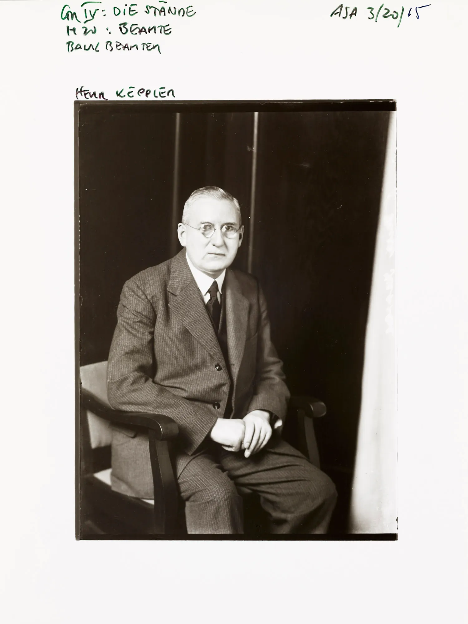 An NFT from the AS10k+ Project, launched to bring the historical archive of August Sander to the Digital World. Each NFT represents ownership of the physical contact print made by Gerd Sander in 1988/89 and depicted by the image as well as access to the August Sander Research Database where the historical legacy of the Sander Family Estate will become publicly available for research. Ownership of the physical contact sheet is determined by the wallet in which the NFT is owned, regardless of wether the contact print has been redeemed or not.