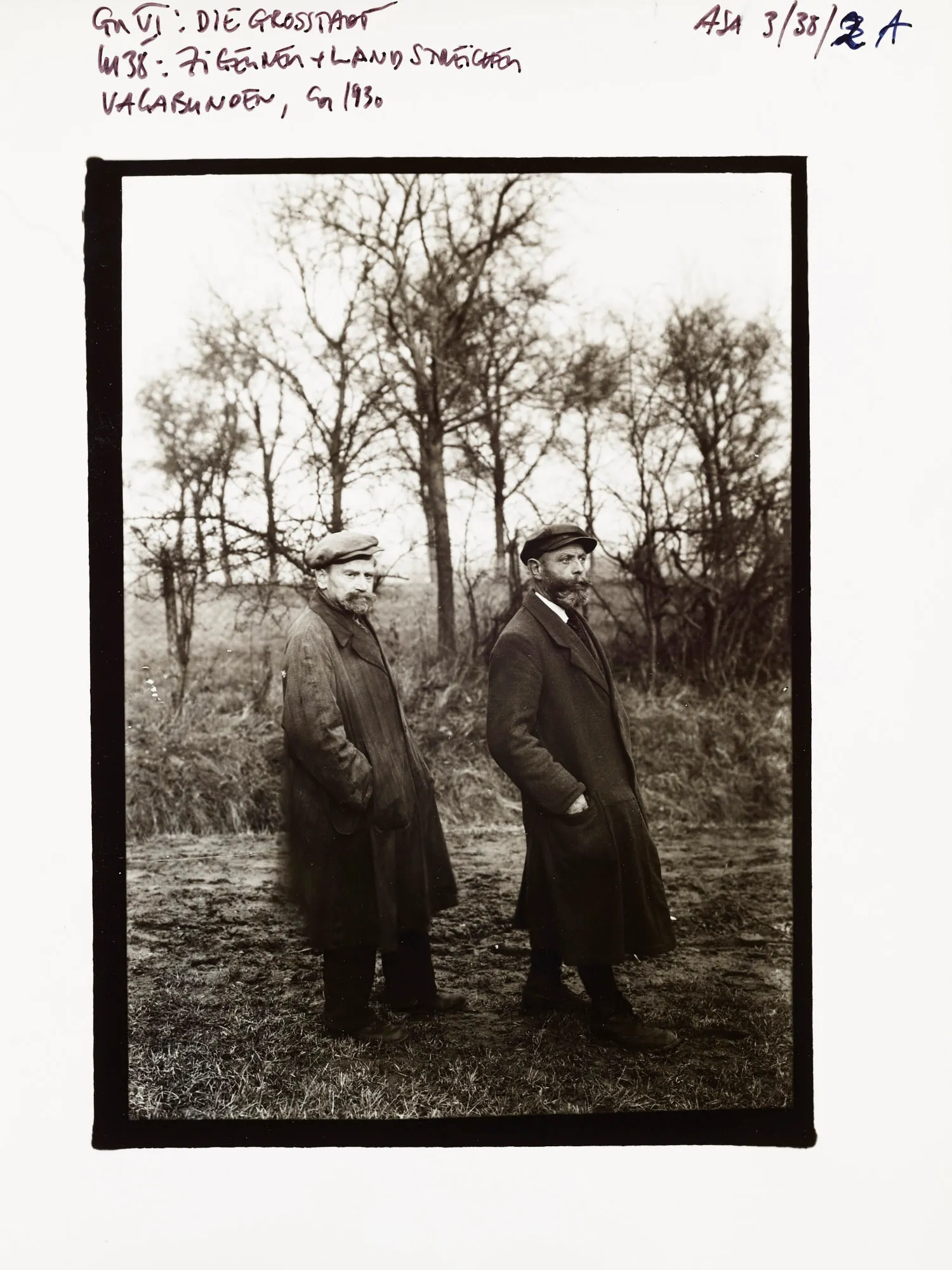 An NFT from the AS10k+ Project, launched to bring the historical archive of August Sander to the Digital World. Each NFT represents ownership of the physical contact print made by Gerd Sander in 1988/89 and depicted by the image as well as access to the August Sander Research Database where the historical legacy of the Sander Family Estate will become publicly available for research. Ownership of the physical contact sheet is determined by the wallet in which the NFT is owned, regardless of wether the contact print has been redeemed or not.