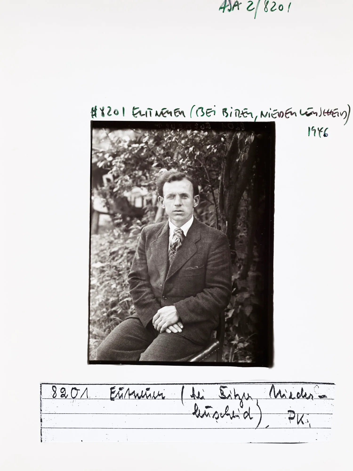 An NFT from the AS10k+ Project, launched to bring the historical archive of August Sander to the Digital World. Each NFT represents ownership of the physical contact print made by Gerd Sander in 1988/89 and depicted by the image as well as access to the August Sander Research Database where the historical legacy of the Sander Family Estate will become publicly available for research. Ownership of the physical contact sheet is determined by the wallet in which the NFT is owned, regardless of wether the contact print has been redeemed or not.