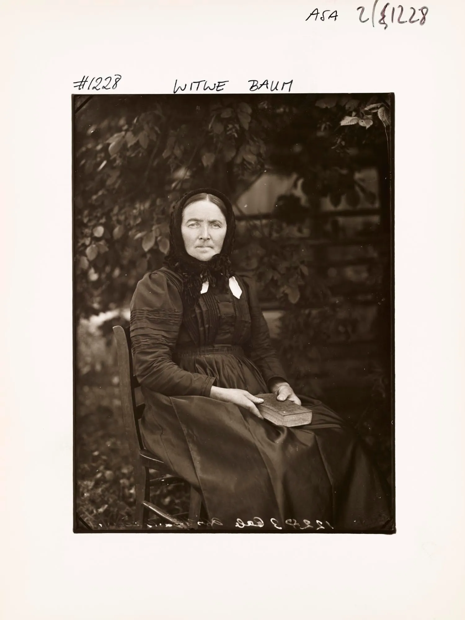 An NFT from the AS10k+ Project, launched to bring the historical archive of August Sander to the Digital World. Each NFT represents ownership of the physical contact print made by Gerd Sander in 1988/89 and depicted by the image as well as access to the August Sander Research Database where the historical legacy of the Sander Family Estate will become publicly available for research. Ownership of the physical contact sheet is determined by the wallet in which the NFT is owned, regardless of wether the contact print has been redeemed or not.