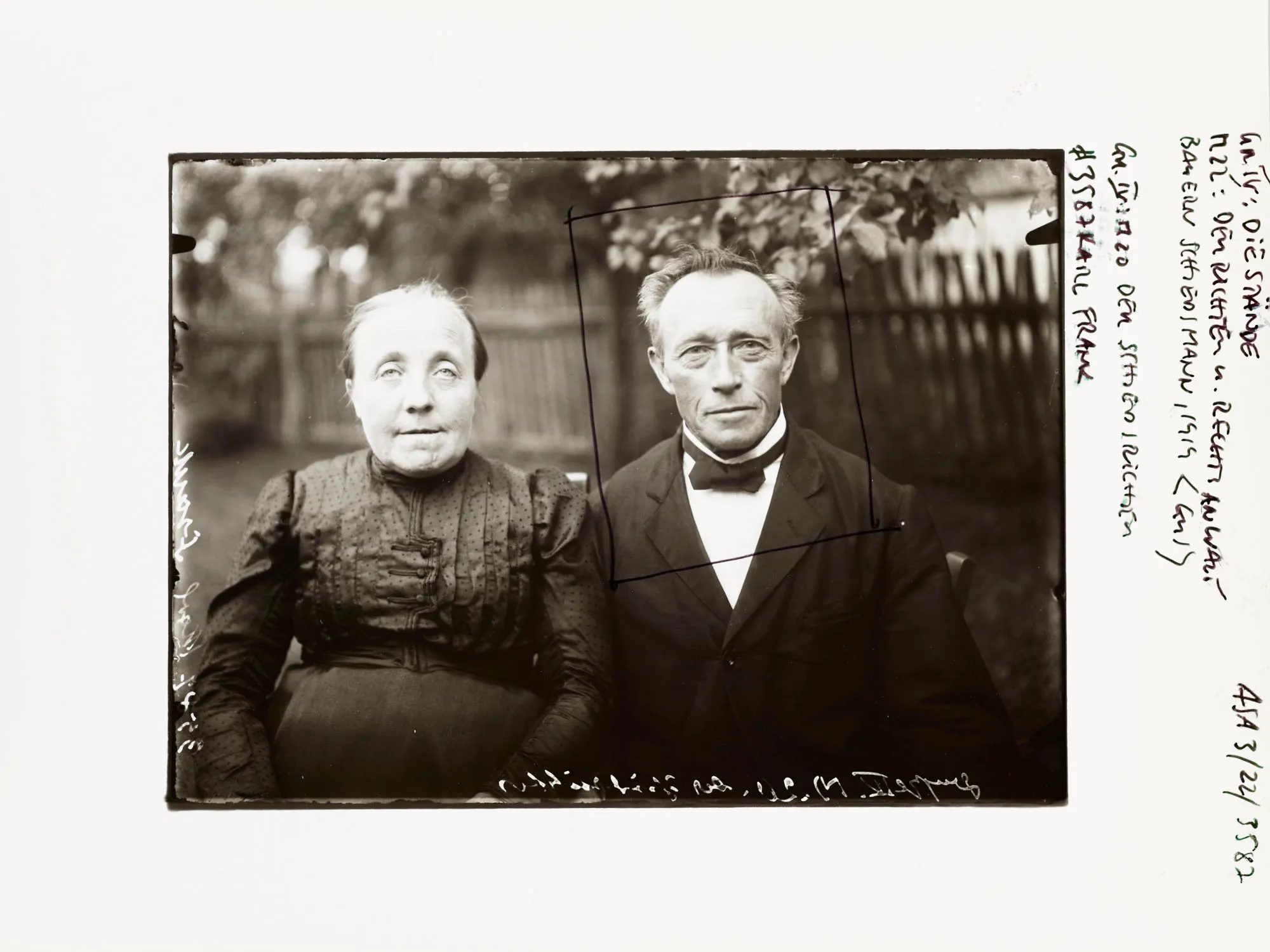 An NFT from the AS10k+ Project, launched to bring the historical archive of August Sander to the Digital World. Each NFT represents ownership of the physical contact print made by Gerd Sander in 1988/89 and depicted by the image as well as access to the August Sander Research Database where the historical legacy of the Sander Family Estate will become publicly available for research. Ownership of the physical contact sheet is determined by the wallet in which the NFT is owned, regardless of wether the contact print has been redeemed or not.