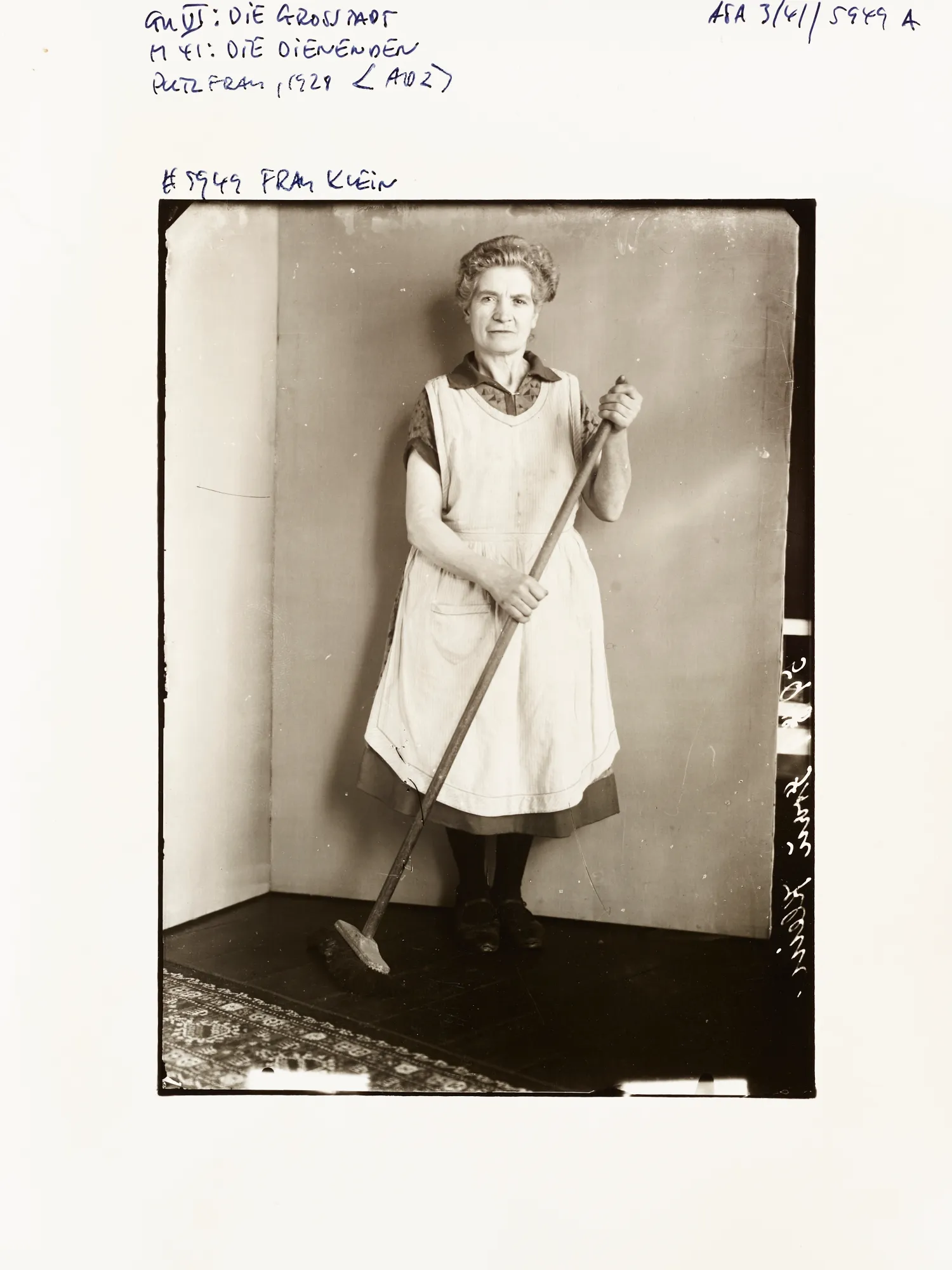 An NFT from the AS10k+ Project, launched to bring the historical archive of August Sander to the Digital World. Each NFT represents ownership of the physical contact print made by Gerd Sander in 1988/89 and depicted by the image as well as access to the August Sander Research Database where the historical legacy of the Sander Family Estate will become publicly available for research. Ownership of the physical contact sheet is determined by the wallet in which the NFT is owned, regardless of wether the contact print has been redeemed or not.