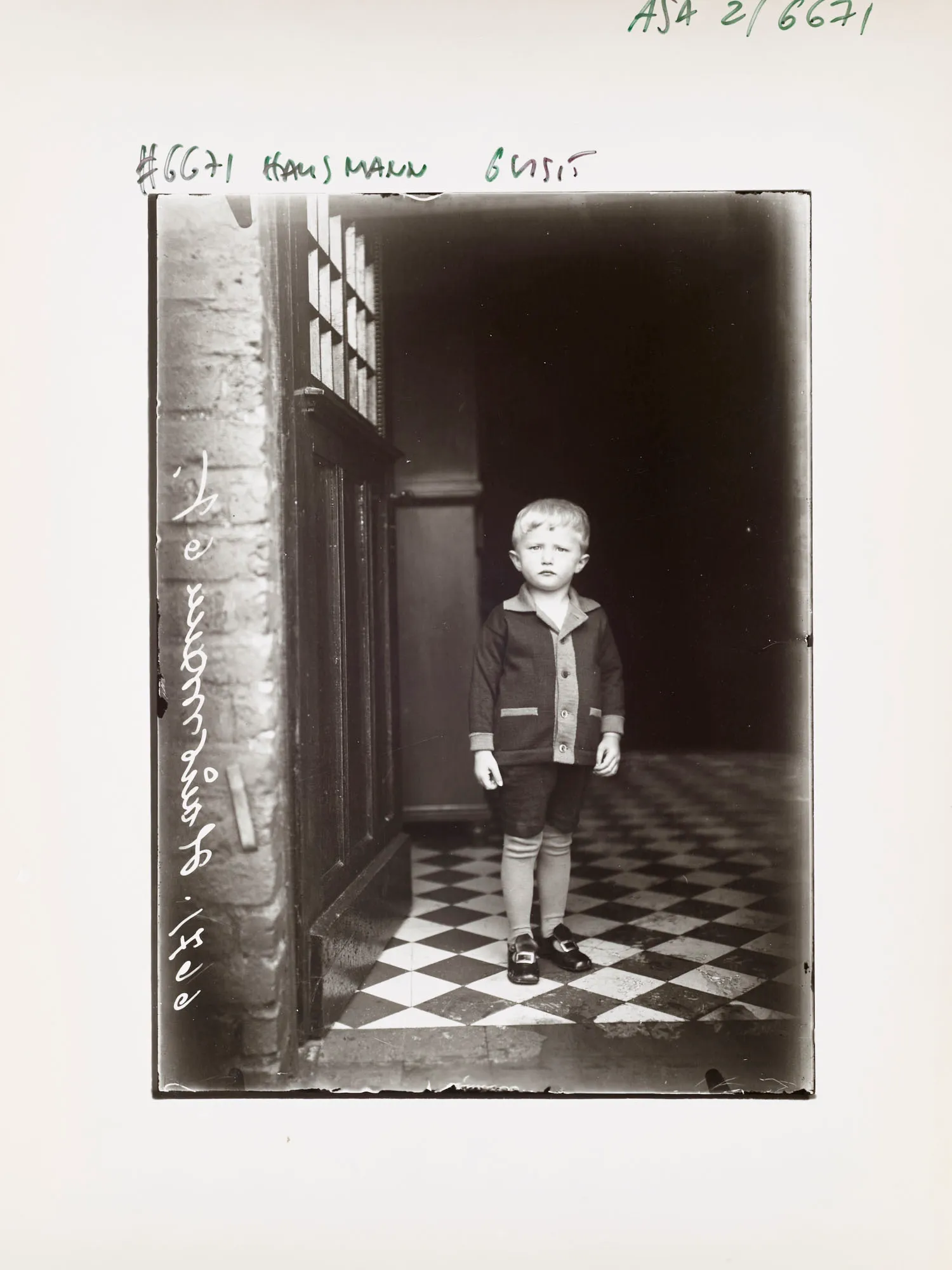 An NFT from the AS10k+ Project, launched to bring the historical archive of August Sander to the Digital World. Each NFT represents ownership of the physical contact print made by Gerd Sander in 1988/89 and depicted by the image as well as access to the August Sander Research Database where the historical legacy of the Sander Family Estate will become publicly available for research. Ownership of the physical contact sheet is determined by the wallet in which the NFT is owned, regardless of wether the contact print has been redeemed or not.