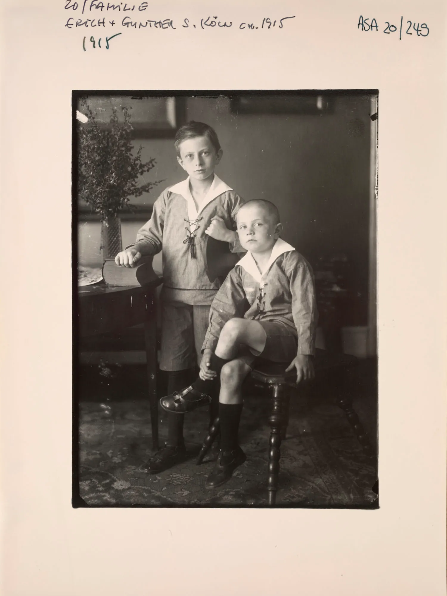 An NFT from the AS10k+ Project, launched to bring the historical archive of August Sander to the Digital World. Each NFT represents ownership of the physical contact print made by Gerd Sander in 1988/89 and depicted by the image as well as access to the August Sander Research Database where the historical legacy of the Sander Family Estate will become publicly available for research. Ownership of the physical contact sheet is determined by the wallet in which the NFT is owned, regardless of wether the contact print has been redeemed or not.