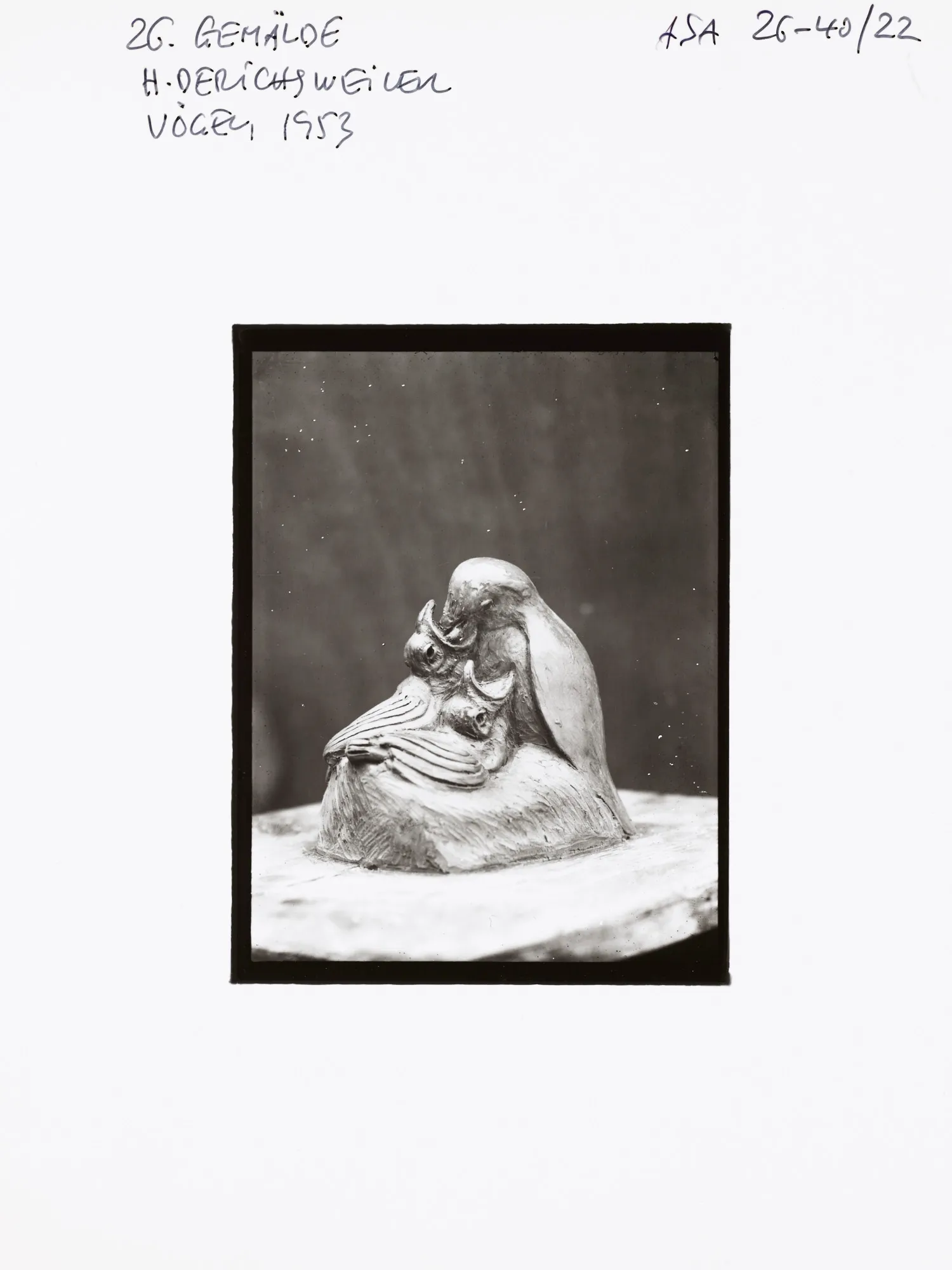 An NFT from the AS10k+ Project, launched to bring the historical archive of August Sander to the Digital World. Each NFT represents ownership of the physical contact print made by Gerd Sander in 1988/89 and depicted by the image as well as access to the August Sander Research Database where the historical legacy of the Sander Family Estate will become publicly available for research. Ownership of the physical contact sheet is determined by the wallet in which the NFT is owned, regardless of wether the contact print has been redeemed or not.