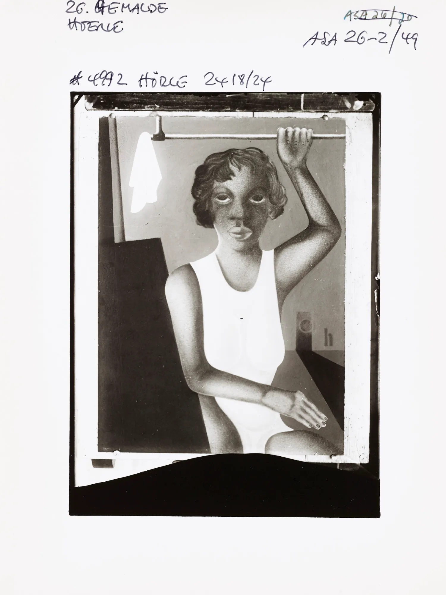 An NFT from the AS10k+ Project, launched to bring the historical archive of August Sander to the Digital World. Each NFT represents ownership of the physical contact print made by Gerd Sander in 1988/89 and depicted by the image as well as access to the August Sander Research Database where the historical legacy of the Sander Family Estate will become publicly available for research. Ownership of the physical contact sheet is determined by the wallet in which the NFT is owned, regardless of wether the contact print has been redeemed or not.