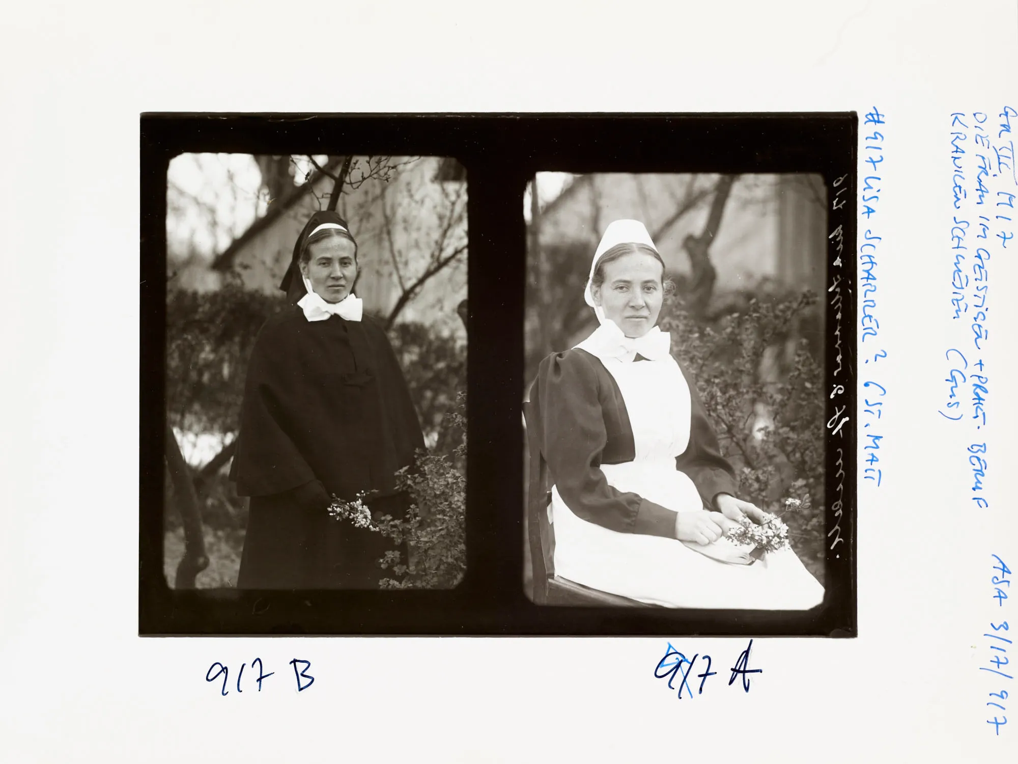 An NFT from the AS10k+ Project, launched to bring the historical archive of August Sander to the Digital World. Each NFT represents ownership of the physical contact print made by Gerd Sander in 1988/89 and depicted by the image as well as access to the August Sander Research Database where the historical legacy of the Sander Family Estate will become publicly available for research. Ownership of the physical contact sheet is determined by the wallet in which the NFT is owned, regardless of wether the contact print has been redeemed or not.