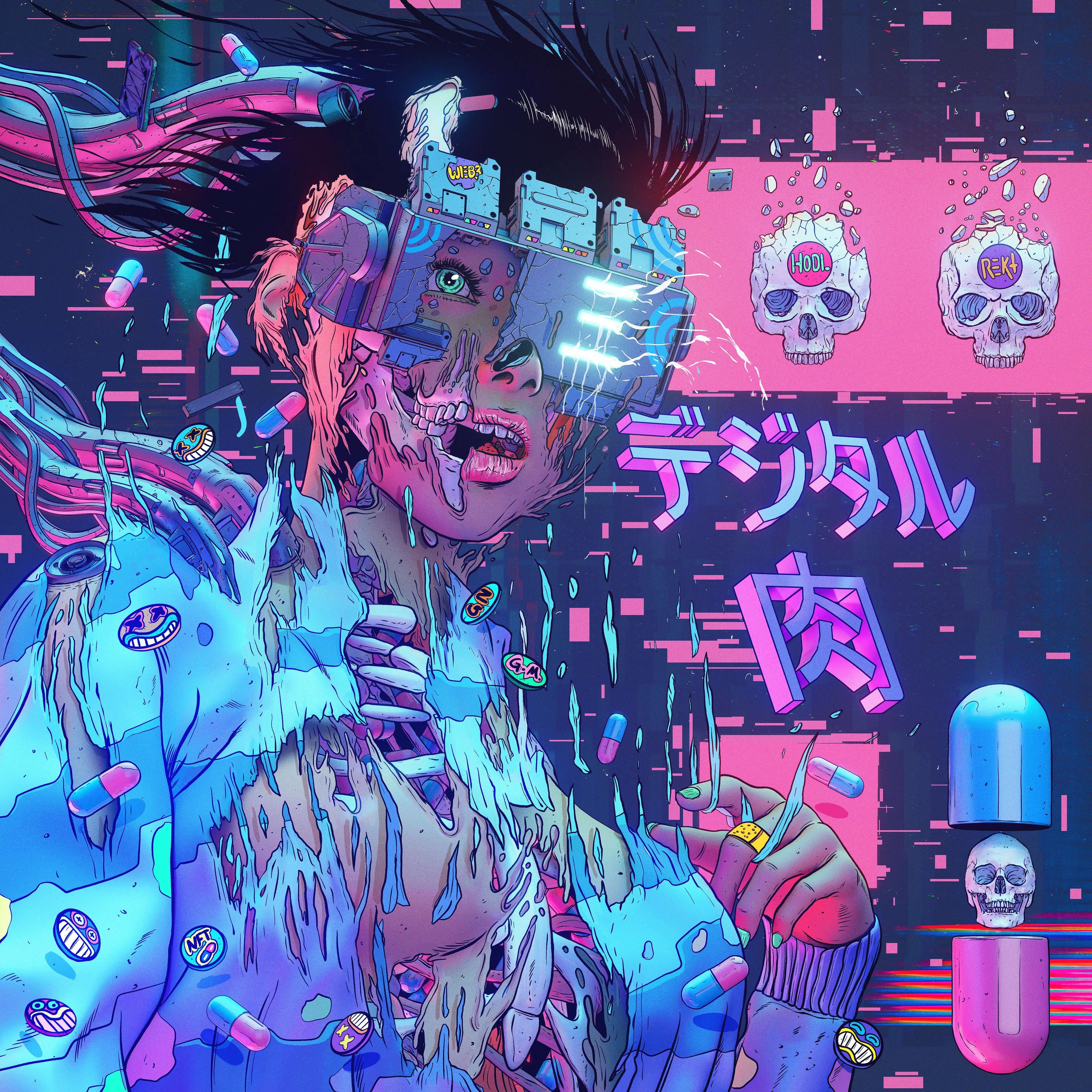 There's a strange delight in this virtual decay.