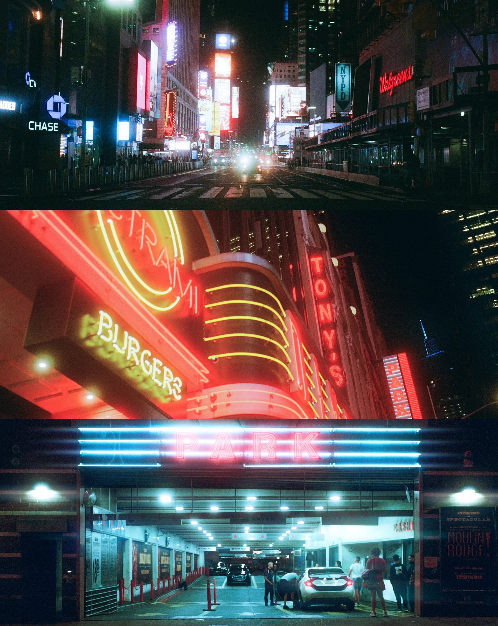 The city that never sleeps,
A vibrant glow that always keeps.
New York neon lights at night,
A stunning sight that's quite a sight.

Tall buildings piercing the sky,
Reflecting colors that never die.
The hustle and bustle down below,
A world in motion that seems to flow.

The energy that fills the air,
A feeling that's beyond compare.
New York neon lights at night,
A true spectacle that's always bright.

-

By: Ilan Derech
Location: NYC
Shot on: Leica M7 & ZEISS ZM 1.4/35
Film: Portra 400
Year: 2021