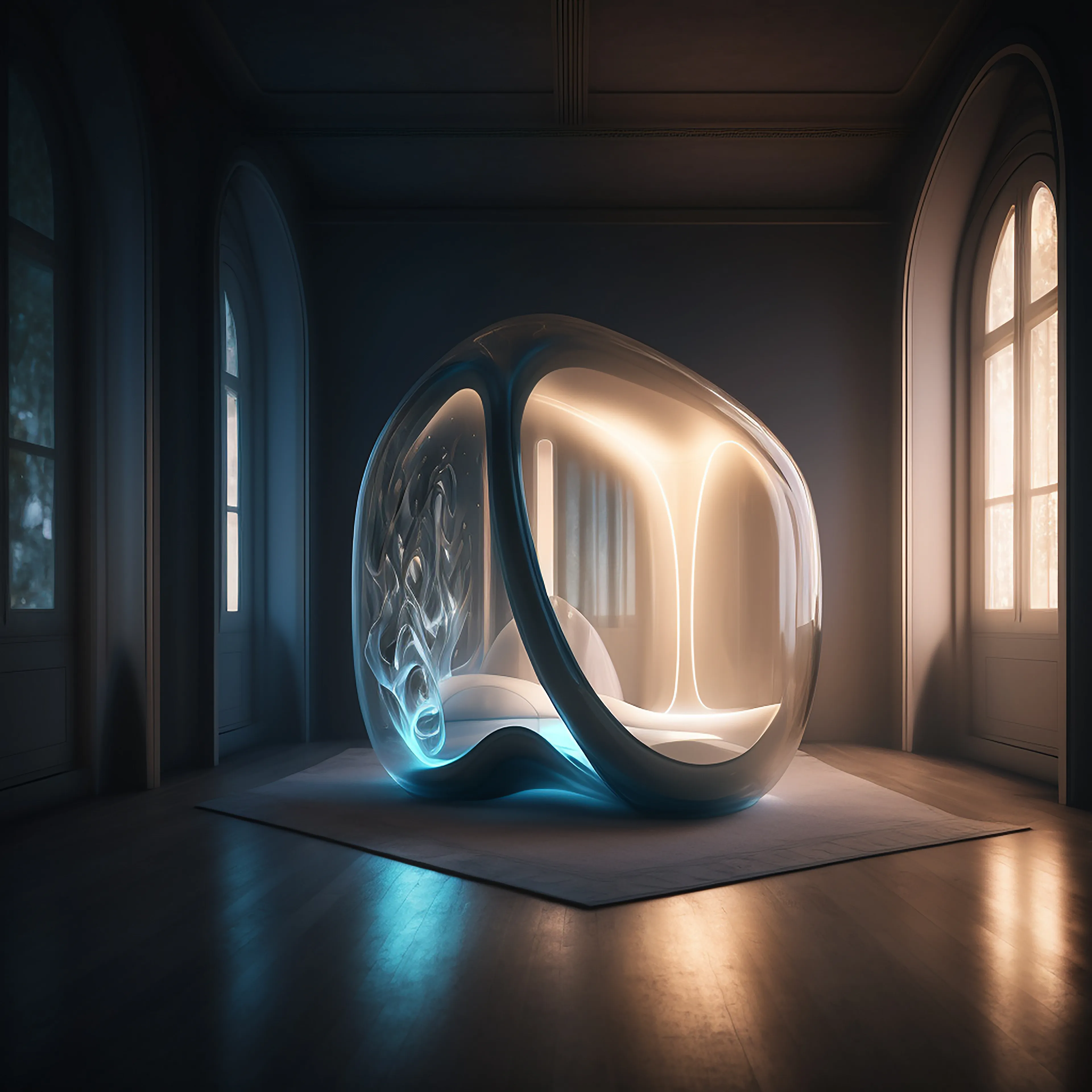 LED Sculptural Pod