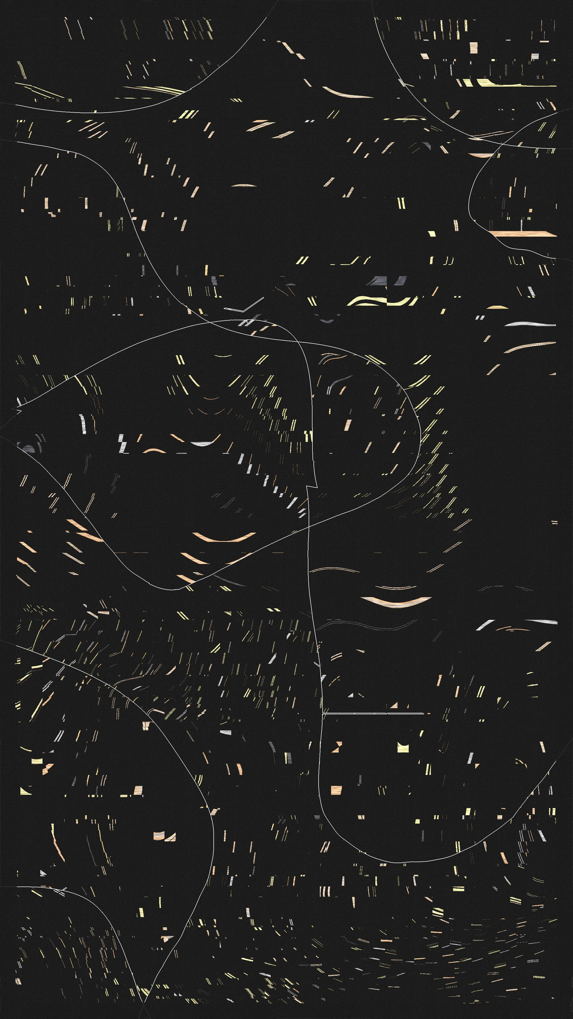 **Strands of Solitude** is a meditation on connection and isolation in the digital age. Through a series of intricate and highly detailed digital compositions, William Mapan delves into the ways in which social media and our increasing reliance on technology has both connected and disconnected us from one another.

The proliferation of social media and other digital platforms, Mapan's art highlights the ways in which we can still feel isolated and disconnected from those around us. His use of saturation, experimentation with density and negative space, and flow fields serves to emphasize not only this sense of disconnection, but more importantly remind the viewer that we are still part of a larger whole. As the viewer is drawn into the works, it is Mapan’s hope that we can recognize that we may be more similar than we are different.

Despite this underlying sense of isolation, Mapan's work also celebrates the ways in which we are able to connect and find common ground through our shared experiences and connections. By bringing together a variety of different elements and influences in his art, Mapan creates a sense of unity and connection that is palpable to the viewer. As we navigate the complexities of the digital age, Mapan's art serves as a reminder of the ways in which we are all connected, even in the midst of seeming disconnection.

A central tenant to Mapan's practice is his attempt to inject a sense of humanness into the algorithms that drive his generative art. Through his use of organic forms and rich textural elements, Mapan seeks to bridge the gap between the artificial and the human, creating works that are both technically impressive and emotionally resonant.