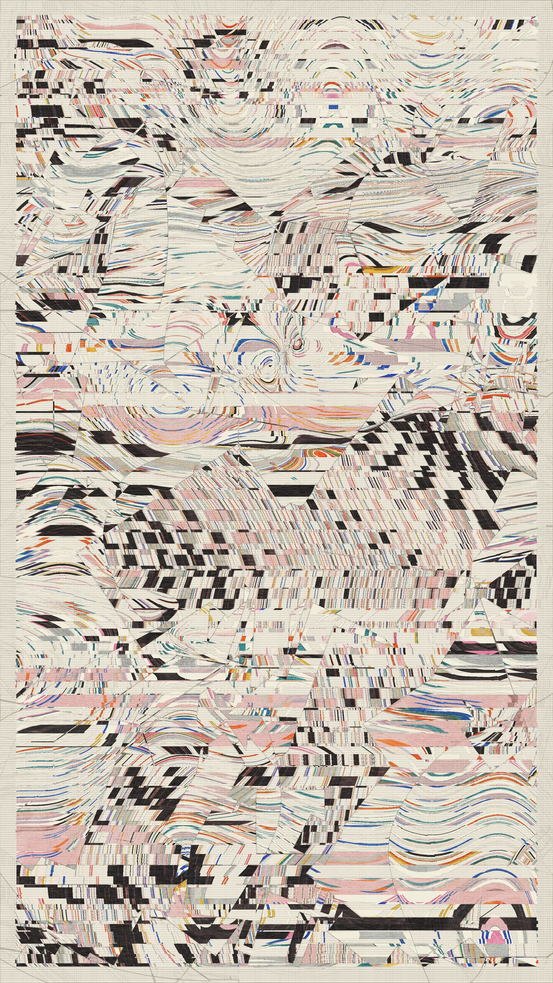 **Strands of Solitude** is a meditation on connection and isolation in the digital age. Through a series of intricate and highly detailed digital compositions, William Mapan delves into the ways in which social media and our increasing reliance on technology has both connected and disconnected us from one another.

The proliferation of social media and other digital platforms, Mapan's art highlights the ways in which we can still feel isolated and disconnected from those around us. His use of saturation, experimentation with density and negative space, and flow fields serves to emphasize not only this sense of disconnection, but more importantly remind the viewer that we are still part of a larger whole. As the viewer is drawn into the works, it is Mapan’s hope that we can recognize that we may be more similar than we are different.

Despite this underlying sense of isolation, Mapan's work also celebrates the ways in which we are able to connect and find common ground through our shared experiences and connections. By bringing together a variety of different elements and influences in his art, Mapan creates a sense of unity and connection that is palpable to the viewer. As we navigate the complexities of the digital age, Mapan's art serves as a reminder of the ways in which we are all connected, even in the midst of seeming disconnection.

A central tenant to Mapan's practice is his attempt to inject a sense of humanness into the algorithms that drive his generative art. Through his use of organic forms and rich textural elements, Mapan seeks to bridge the gap between the artificial and the human, creating works that are both technically impressive and emotionally resonant.