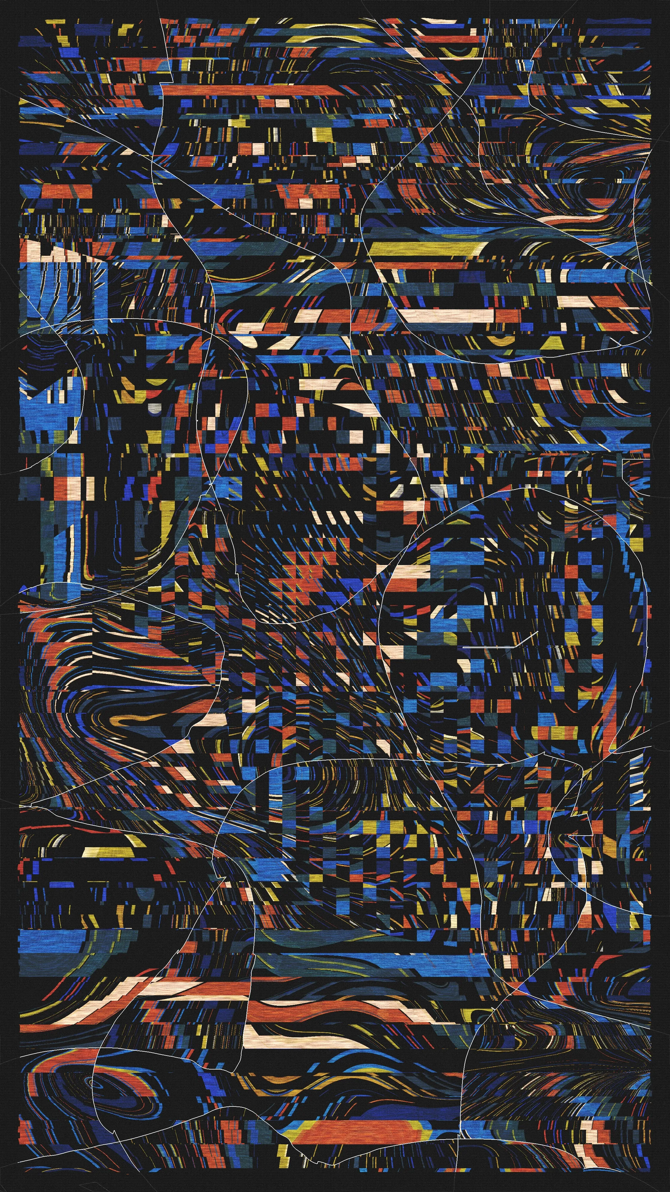**Strands of Solitude** is a meditation on connection and isolation in the digital age. Through a series of intricate and highly detailed digital compositions, William Mapan delves into the ways in which social media and our increasing reliance on technology has both connected and disconnected us from one another.

The proliferation of social media and other digital platforms, Mapan's art highlights the ways in which we can still feel isolated and disconnected from those around us. His use of saturation, experimentation with density and negative space, and flow fields serves to emphasize not only this sense of disconnection, but more importantly remind the viewer that we are still part of a larger whole. As the viewer is drawn into the works, it is Mapan’s hope that we can recognize that we may be more similar than we are different.

Despite this underlying sense of isolation, Mapan's work also celebrates the ways in which we are able to connect and find common ground through our shared experiences and connections. By bringing together a variety of different elements and influences in his art, Mapan creates a sense of unity and connection that is palpable to the viewer. As we navigate the complexities of the digital age, Mapan's art serves as a reminder of the ways in which we are all connected, even in the midst of seeming disconnection.

A central tenant to Mapan's practice is his attempt to inject a sense of humanness into the algorithms that drive his generative art. Through his use of organic forms and rich textural elements, Mapan seeks to bridge the gap between the artificial and the human, creating works that are both technically impressive and emotionally resonant.