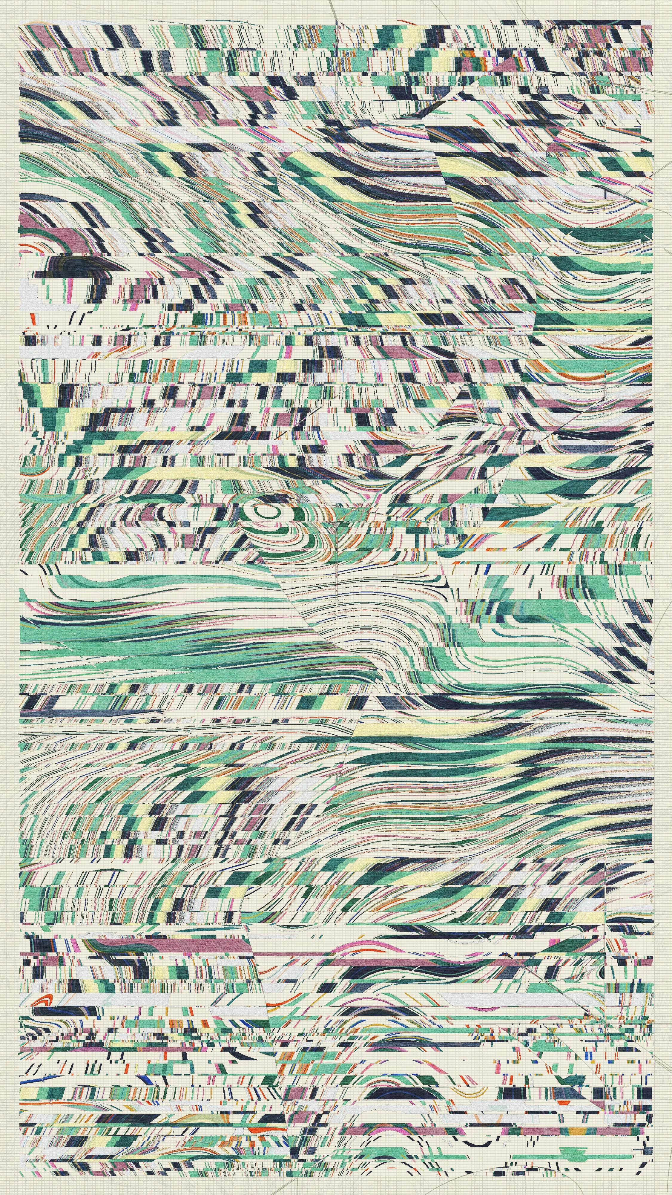 **Strands of Solitude** is a meditation on connection and isolation in the digital age. Through a series of intricate and highly detailed digital compositions, William Mapan delves into the ways in which social media and our increasing reliance on technology has both connected and disconnected us from one another.

The proliferation of social media and other digital platforms, Mapan's art highlights the ways in which we can still feel isolated and disconnected from those around us. His use of saturation, experimentation with density and negative space, and flow fields serves to emphasize not only this sense of disconnection, but more importantly remind the viewer that we are still part of a larger whole. As the viewer is drawn into the works, it is Mapan’s hope that we can recognize that we may be more similar than we are different.

Despite this underlying sense of isolation, Mapan's work also celebrates the ways in which we are able to connect and find common ground through our shared experiences and connections. By bringing together a variety of different elements and influences in his art, Mapan creates a sense of unity and connection that is palpable to the viewer. As we navigate the complexities of the digital age, Mapan's art serves as a reminder of the ways in which we are all connected, even in the midst of seeming disconnection.

A central tenant to Mapan's practice is his attempt to inject a sense of humanness into the algorithms that drive his generative art. Through his use of organic forms and rich textural elements, Mapan seeks to bridge the gap between the artificial and the human, creating works that are both technically impressive and emotionally resonant.
