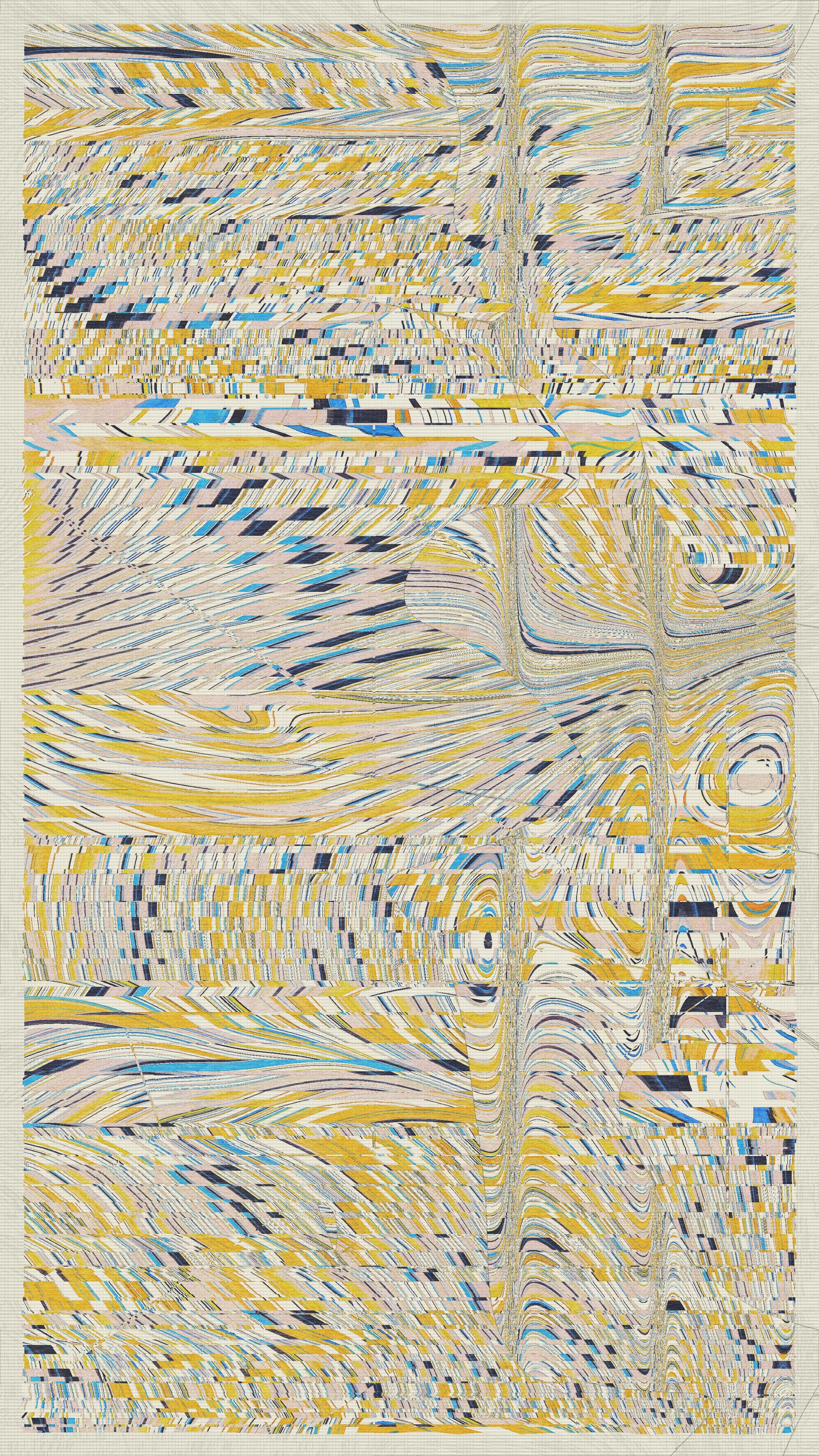 **Strands of Solitude** is a meditation on connection and isolation in the digital age. Through a series of intricate and highly detailed digital compositions, William Mapan delves into the ways in which social media and our increasing reliance on technology has both connected and disconnected us from one another.

The proliferation of social media and other digital platforms, Mapan's art highlights the ways in which we can still feel isolated and disconnected from those around us. His use of saturation, experimentation with density and negative space, and flow fields serves to emphasize not only this sense of disconnection, but more importantly remind the viewer that we are still part of a larger whole. As the viewer is drawn into the works, it is Mapan’s hope that we can recognize that we may be more similar than we are different.

Despite this underlying sense of isolation, Mapan's work also celebrates the ways in which we are able to connect and find common ground through our shared experiences and connections. By bringing together a variety of different elements and influences in his art, Mapan creates a sense of unity and connection that is palpable to the viewer. As we navigate the complexities of the digital age, Mapan's art serves as a reminder of the ways in which we are all connected, even in the midst of seeming disconnection.

A central tenant to Mapan's practice is his attempt to inject a sense of humanness into the algorithms that drive his generative art. Through his use of organic forms and rich textural elements, Mapan seeks to bridge the gap between the artificial and the human, creating works that are both technically impressive and emotionally resonant.