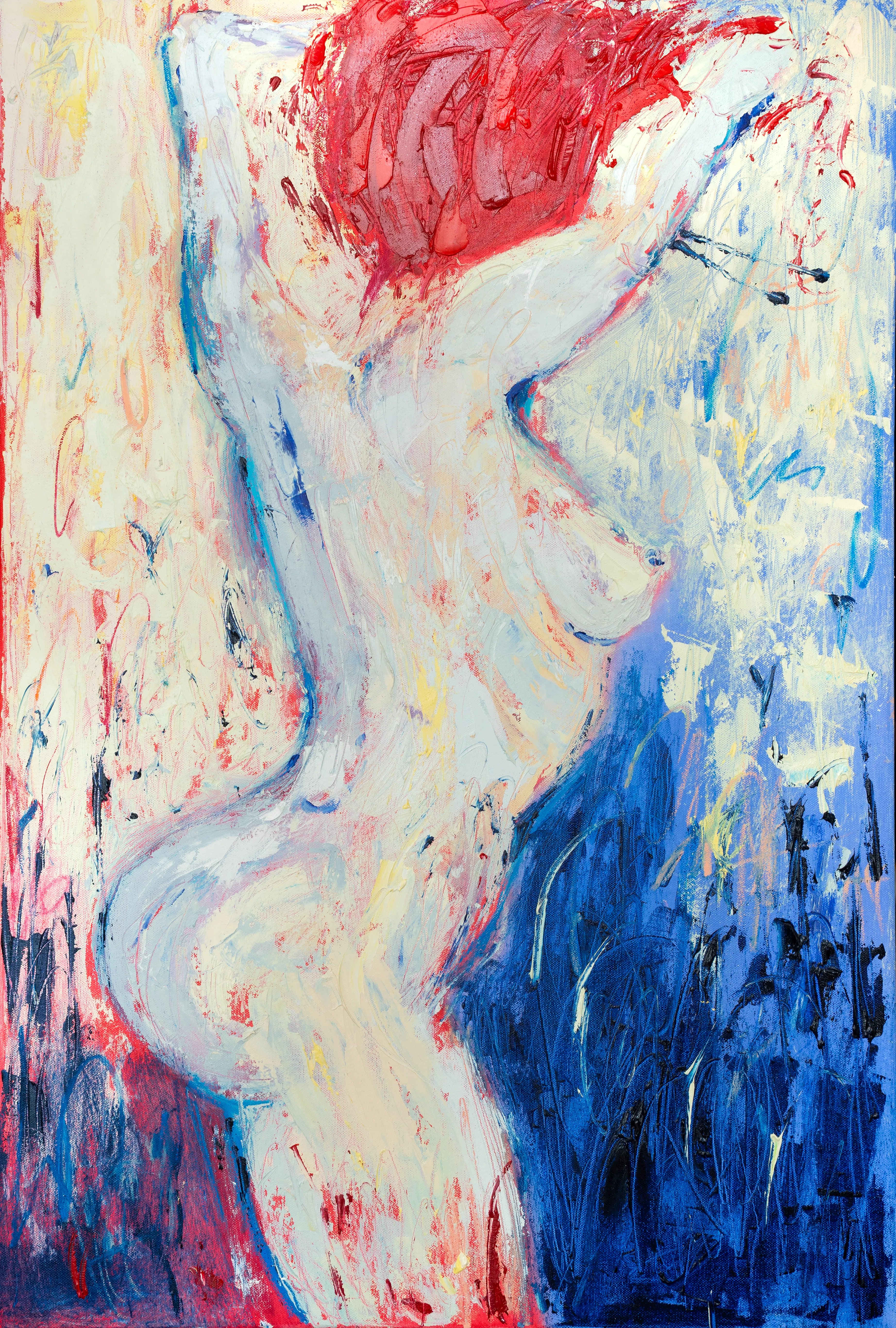 EMERGENTIA (Emergence / Renewal)

“As fire reduces wood to ash,
so does the fire of knowledge
burn away all impurity.”
- From the Bhagavad Gita – 4.37


Oil on canvas (60x90cm) by Rocketgirl (price inclusive of physical work)