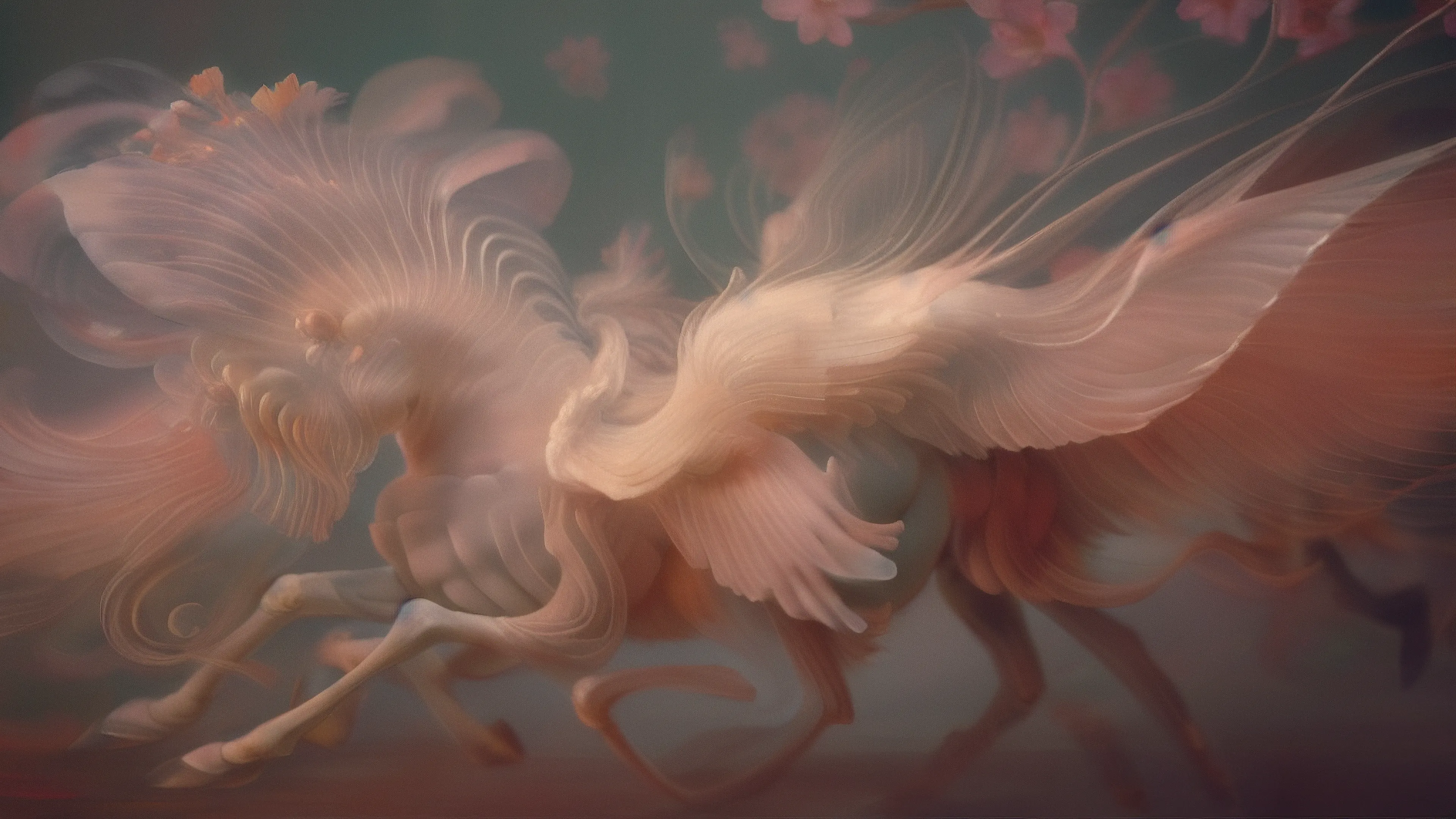 'Lope' by Jenni Pasanen - 100 iterations 18/07/2023  
============================================================  
  
*'Lope'* is Jenni Pasanen's first long-form generative AI collection and is a study of humans as emotional animals. *'Lope'* invites us to contemplate the interplay between the rational and the emotional, the programmed and the spontaneous.  
* * *  
  
This collection is a metaphor for a lope's smooth and effortless stride in the physical world and the fluidity and gracefulness sought by AI and human imagination. While AI absences a natural emotional component due to its programming and data inputs, and human imagination is constrained by individual experiences and cognitive abilities, the 'Lope' series mean to invite the audience to free exploration and creative expression, merging human & machine skill.  
In this context, *'lope'* is a powerful symbol of transcending existing boundaries and embracing curiosity, unlocking new possibilities for the artist herself. Departing from her customary practice of creating digital drawings using Artbreeder, AI, and Photoshop, Jenni embarks on a new chapter characterized by the pursuit of more surprise through an AI system beyond her ordinary control. By embracing the concept of 'Lope,' we are encouraged to break free from constraints, cultivate open-mindedness, and embrace the rhythmic patterns of creative thought. This approach allows for the convergence of AI and human imagination.  

