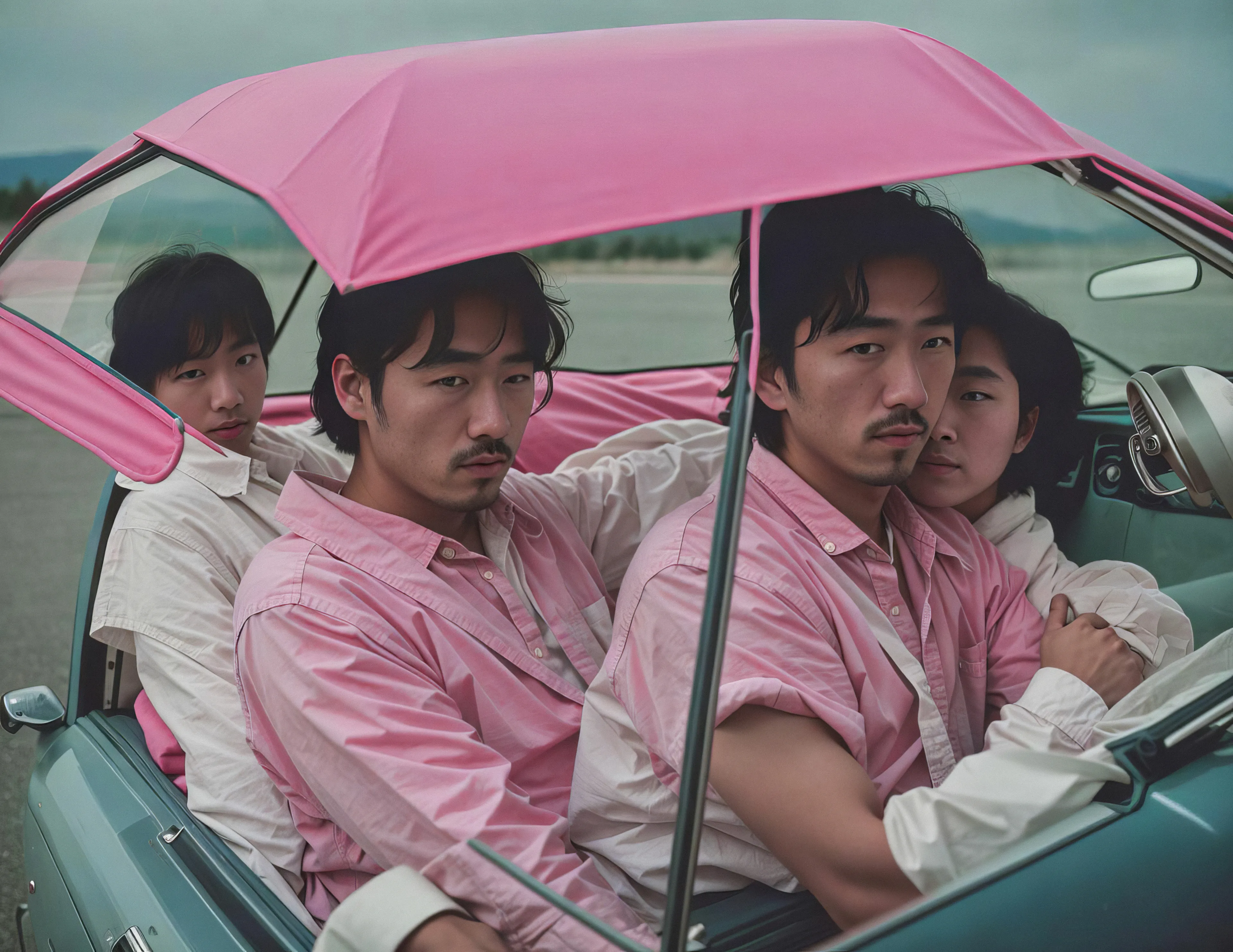 "Simon Raion's photographs seduce the viewers' gaze while, at the same time, distancing us (even as the figures in the frame fluctuate between succumbing to and fighting against the frame). Raion offers us oddly stagnant scenes that appear to be overcrowded sweatshops, or isolation wards, or shantytowns, or cluttered dorm rooms, or questionable massage parlors, or industrial wastes. But we have the uncomfortable sensation that we are being confronted by the ubiquitous but unseen Other in a Sartrean universe which is our own. An Other who refuses to be color-coded into gender-specific hues or interactions. How many pink-garbed people can pile into a pink car going nowhere, in images that partake equally of Edward Hopper, Hieronymus Bosch and Marx (Brothers)." Dr. Linda C. Ehrlich






 Year: 2023

Edition: NFT 1 of 1

Copyright: © 2023 Simon Raion. All Rights Reserved.

License: CC BY-NC-ND 4.0