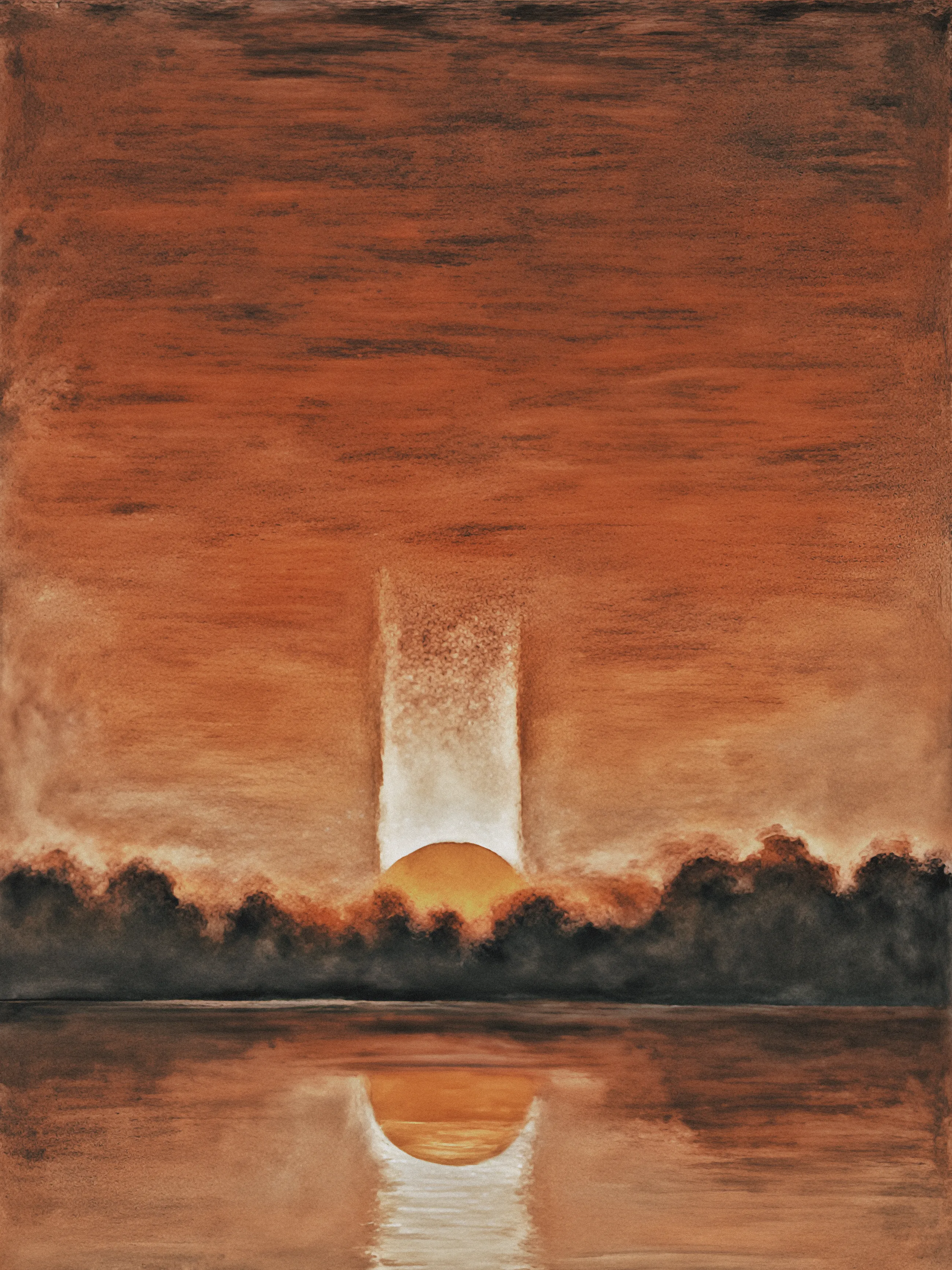 "the noble sunset's whisper, a soft and gentle close
a benediction over the land in repose
with every shade that deepens and every light that goes
lies the promise of renewal, as the day foregoes." 


Includes signed art print and a handwritten poem 