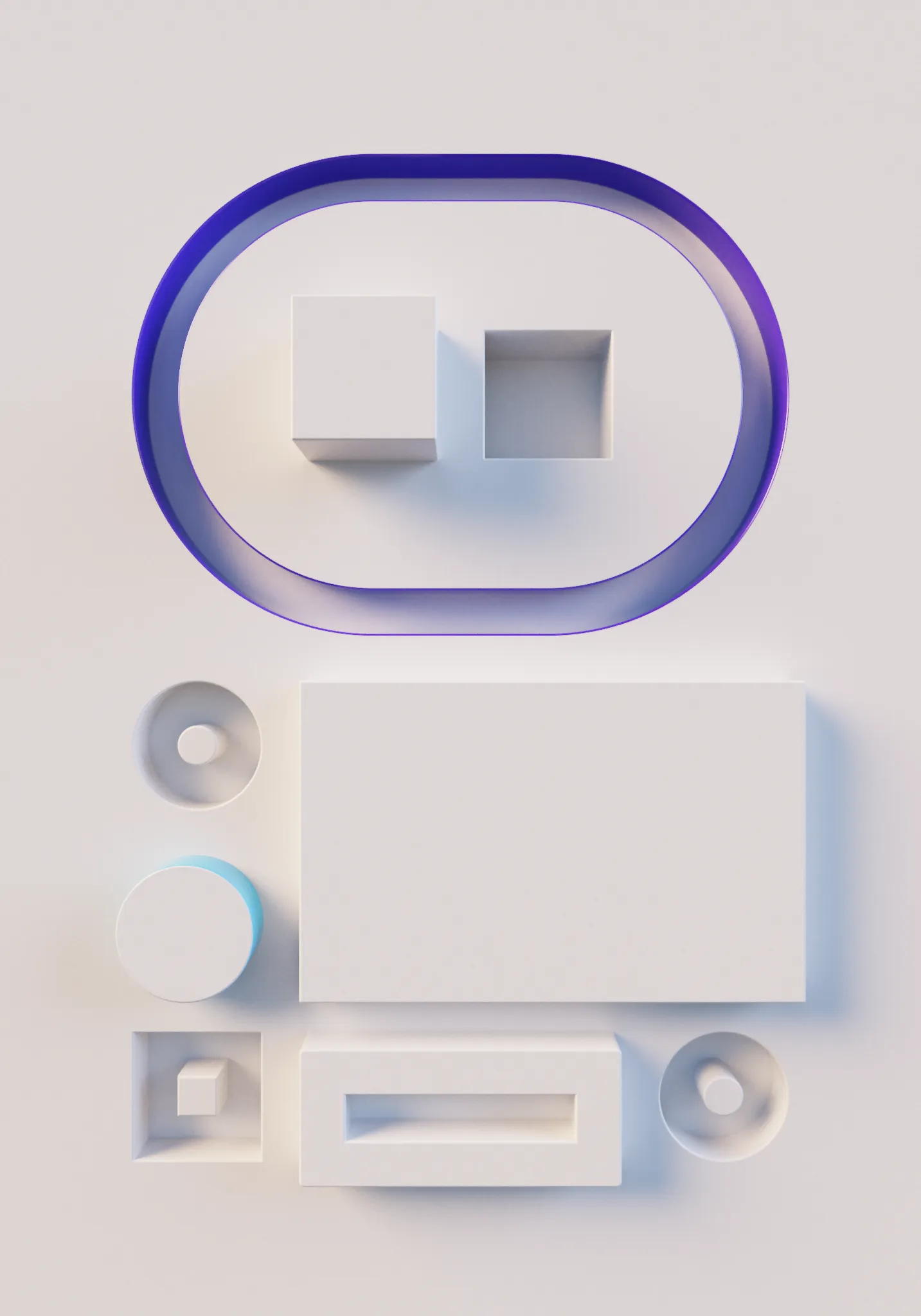 A global illumination Monte Carlo path tracer made with 5954 characters of code (less than half a page), math, no libraries, just a browser.

A combinatoric ode to soft lighting and diffuse surfaces, code generating codes of three dimensional forms and their negative space, blending the qualities of figure and ground.

In partnership with Tender. THX Adam Ella Ivan Monokai Lalabadie Ciphrd Genartclub fxhash+devs!!

URL opts:
&M=1 resolution
&Q=5000 quality