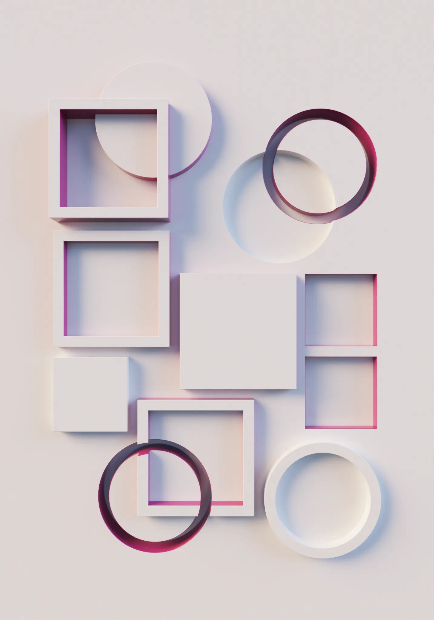 A global illumination Monte Carlo path tracer made with 5954 characters of code (less than half a page), math, no libraries, just a browser.

A combinatoric ode to soft lighting and diffuse surfaces, code generating codes of three dimensional forms and their negative space, blending the qualities of figure and ground.

In partnership with Tender. THX Adam Ella Ivan Monokai Lalabadie Ciphrd Genartclub fxhash+devs!!

URL opts:
&M=1 resolution
&Q=5000 quality