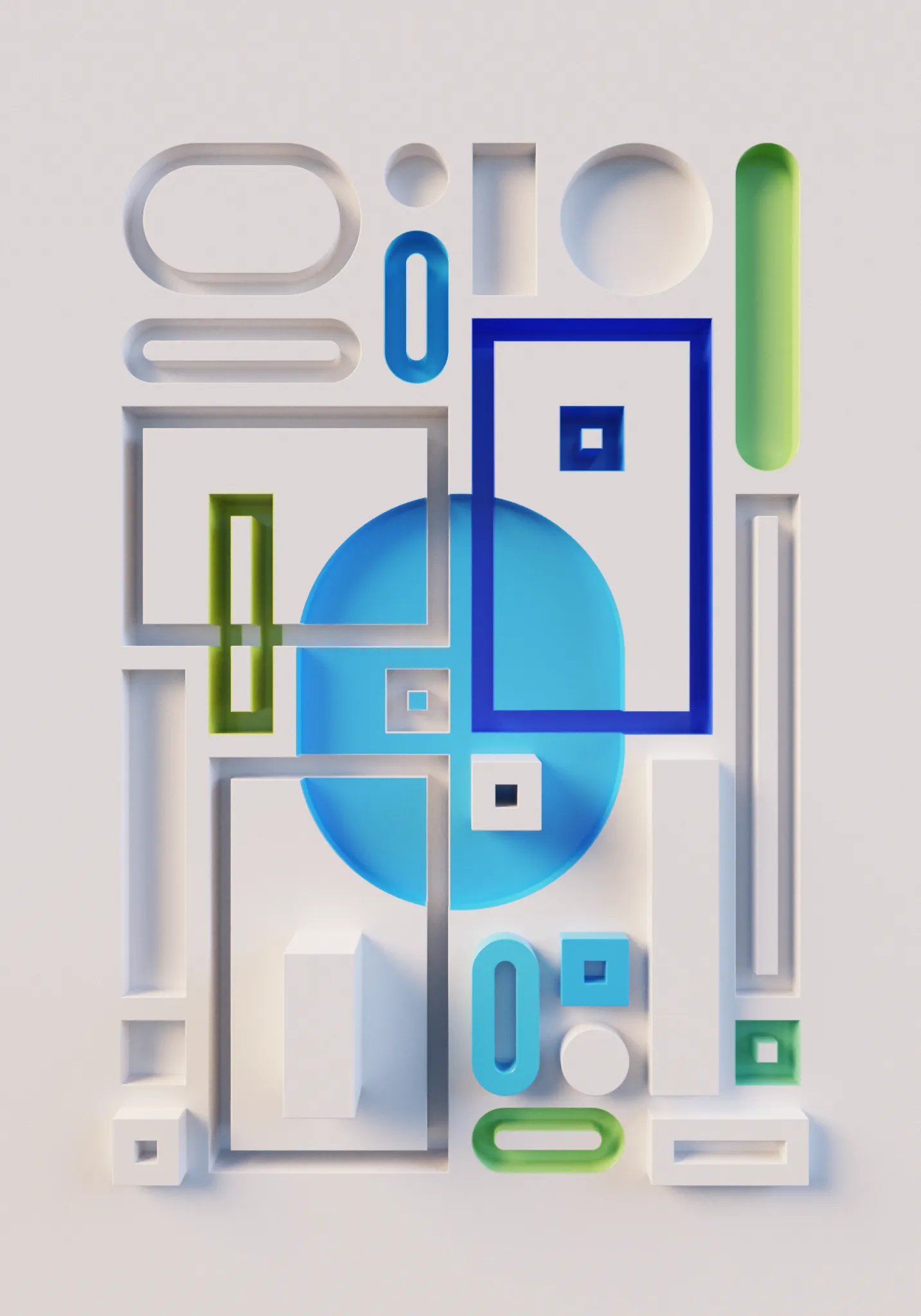A global illumination Monte Carlo path tracer made with 5954 characters of code (less than half a page), math, no libraries, just a browser.

A combinatoric ode to soft lighting and diffuse surfaces, code generating codes of three dimensional forms and their negative space, blending the qualities of figure and ground.

In partnership with Tender. THX Adam Ella Ivan Monokai Lalabadie Ciphrd Genartclub fxhash+devs!!

URL opts:
&M=1 resolution
&Q=5000 quality