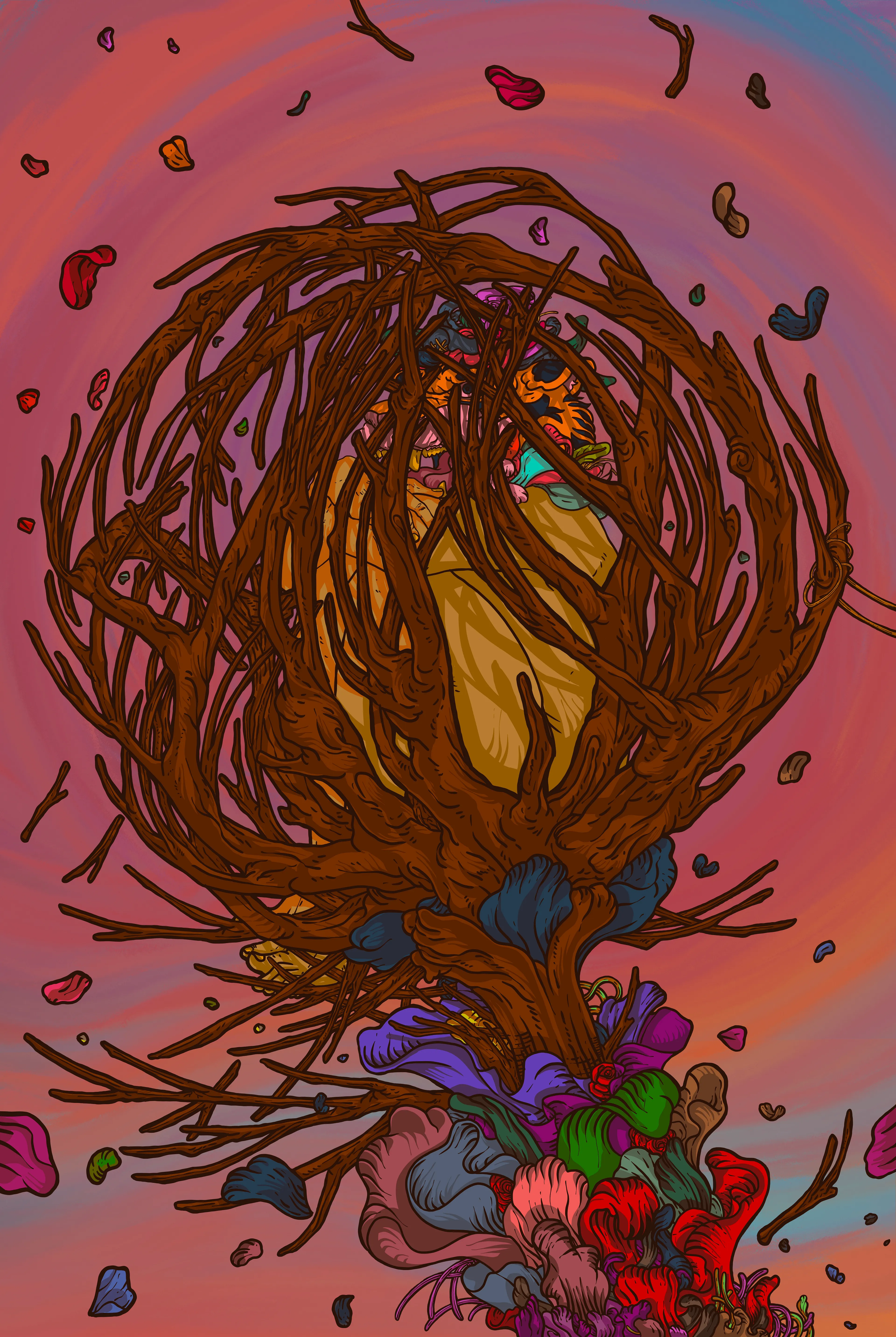 "I put my anger in the deepest prison and pretend as if it's never been felt. Hoping it will go away on its own. But I forget if it will slowly grow and destroy its fragile prison..."