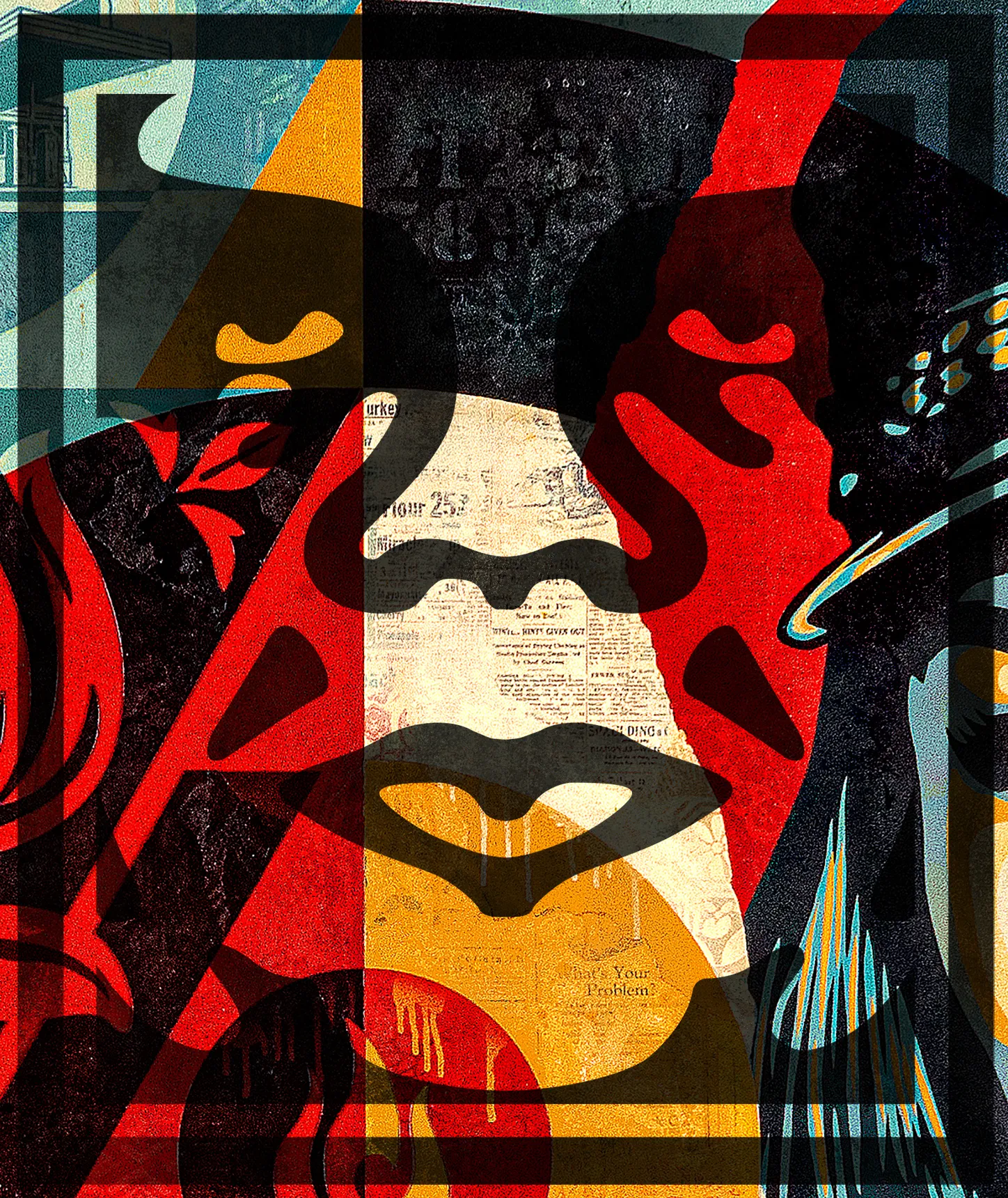 Degenerate/Regenerate is a 7,400 piece generative NFT art project by Shepard Fairey. Pulling from Fairey’s 32 year stencil, illustration, and fine art archive, this collection layers iconic images programmatically to create new, unique pieces of digital art.


Verisart Certified: https://verisart.com/works/796933cb-43f9-4682-a66f-698bf5996246