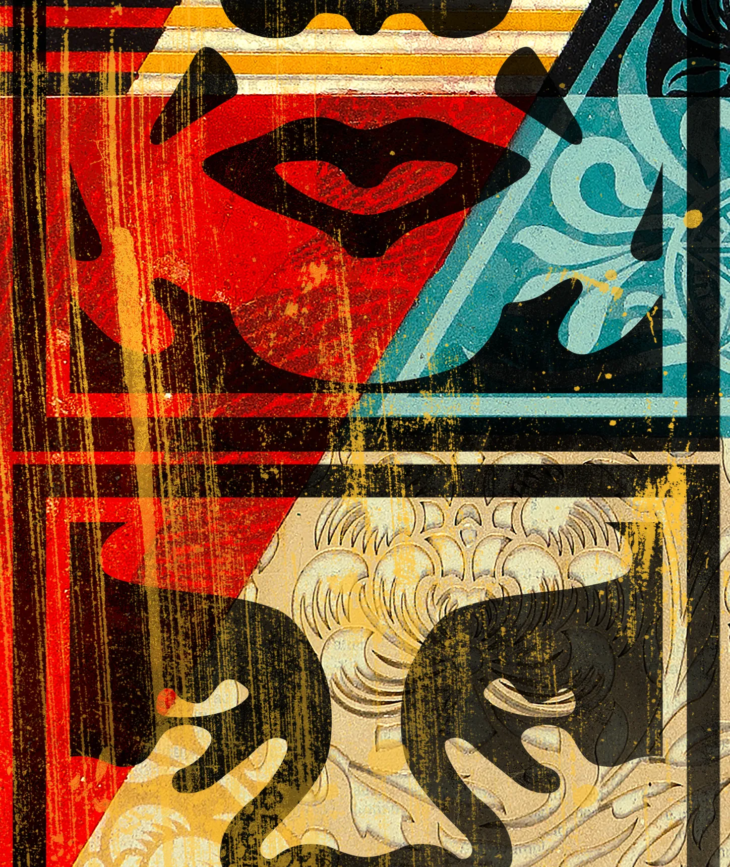 Degenerate/Regenerate is a 7,400 piece generative NFT art project by Shepard Fairey. Pulling from Fairey’s 32 year stencil, illustration, and fine art archive, this collection layers iconic images programmatically to create new, unique pieces of digital art.


Verisart Certified: https://verisart.com/works/f97bd84b-26e4-45bc-b332-409af288dcb6