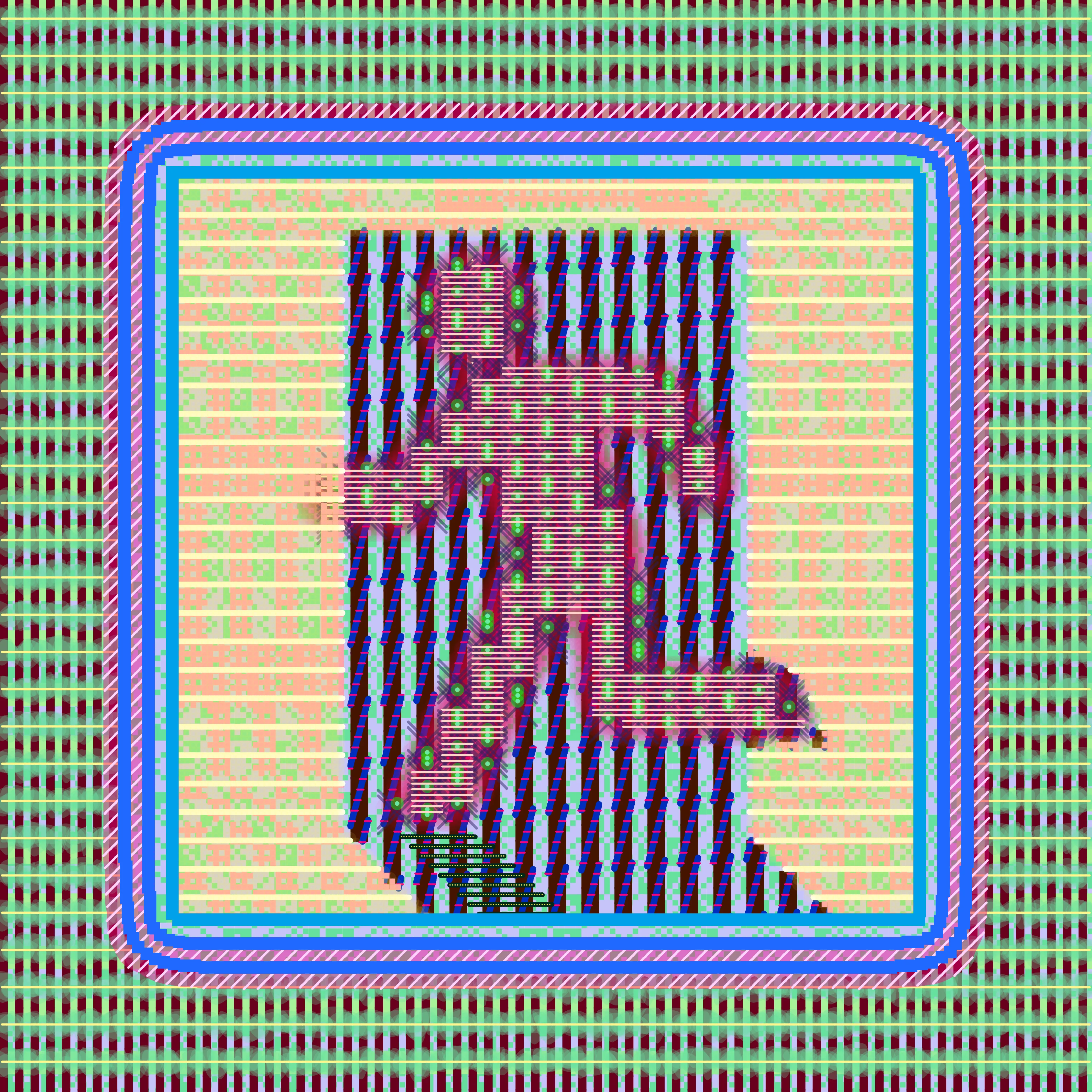 Created as an extension of investigating the door as a symbol in both the artist's life and broader culture. 

The artist creates his digital paintings using custom software. He selects and changes variables by hand, layering the output of the generative algorithms he's been writing since 2014. This process allows him to more rapidly and accurately manifest the vision in his mind's eye, compared to the physical materials he began his artistic career with over 20 years ago. 

After Yukio Ota's ISO Standard exit sign.
