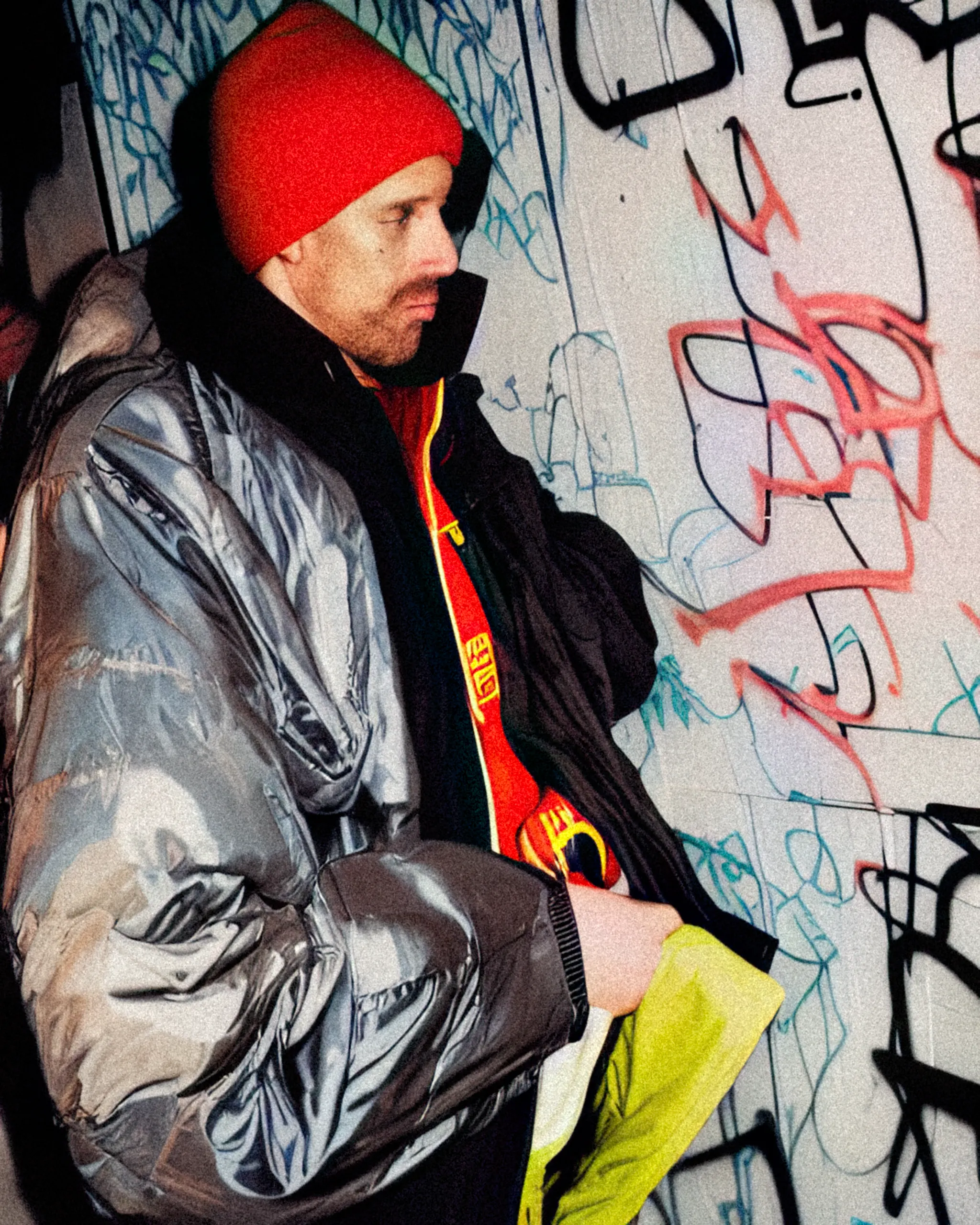 Nick has been on the crew for more than 5 years, but he still wears he's best clothes when tagging