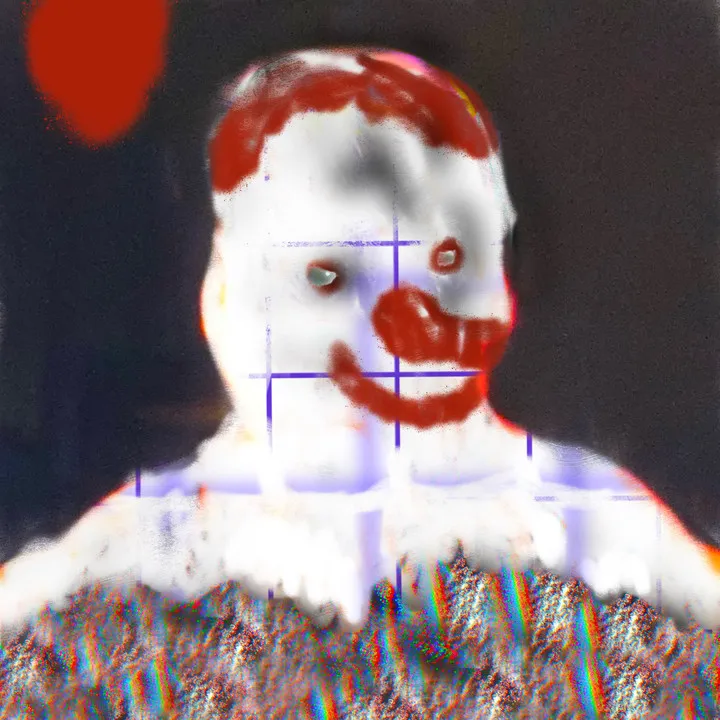 Five years ago, I began working digitally to explore whether a gestural, expressive language could exist within the digital medium. I experimented with layering, deconstructing, and reassembling found and original imagery—often setting strict rules for myself, like never undoing or deleting layers, to preserve the work’s history. This process evolved into short-form animations built frame by frame, where I sought to extend that same gestural approach through motion. Eventually, I turned to AI, which opened up a different set of possibilities. The early works, particularly from 2020–2021, became a foundation for a practice in which these ideas continued to evolve.