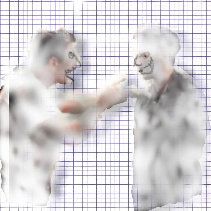 Five years ago, I began working digitally to explore whether a gestural, expressive language could exist within the digital medium. I experimented with layering, deconstructing, and reassembling found and original imagery—often setting strict rules for myself, like never undoing or deleting layers, to preserve the work’s history. This process evolved into short-form animations built frame by frame, where I sought to extend that same gestural approach through motion. Eventually, I turned to AI, which opened up a different set of possibilities. The early works, particularly from 2020–2021, became a foundation for a practice in which these ideas continued to evolve.
