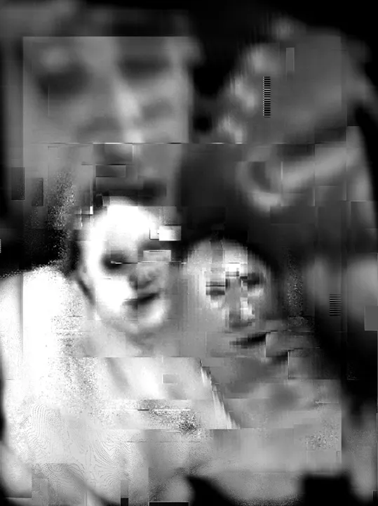 Five years ago, I began working digitally to explore whether a gestural, expressive language could exist within the digital medium. I experimented with layering, deconstructing, and reassembling found and original imagery—often setting strict rules for myself, like never undoing or deleting layers, to preserve the work’s history. This process evolved into short-form animations built frame by frame, where I sought to extend that same gestural approach through motion. Eventually, I turned to AI, which opened up a different set of possibilities. The early works, particularly from 2020–2021, became a foundation for a practice in which these ideas continued to evolve.