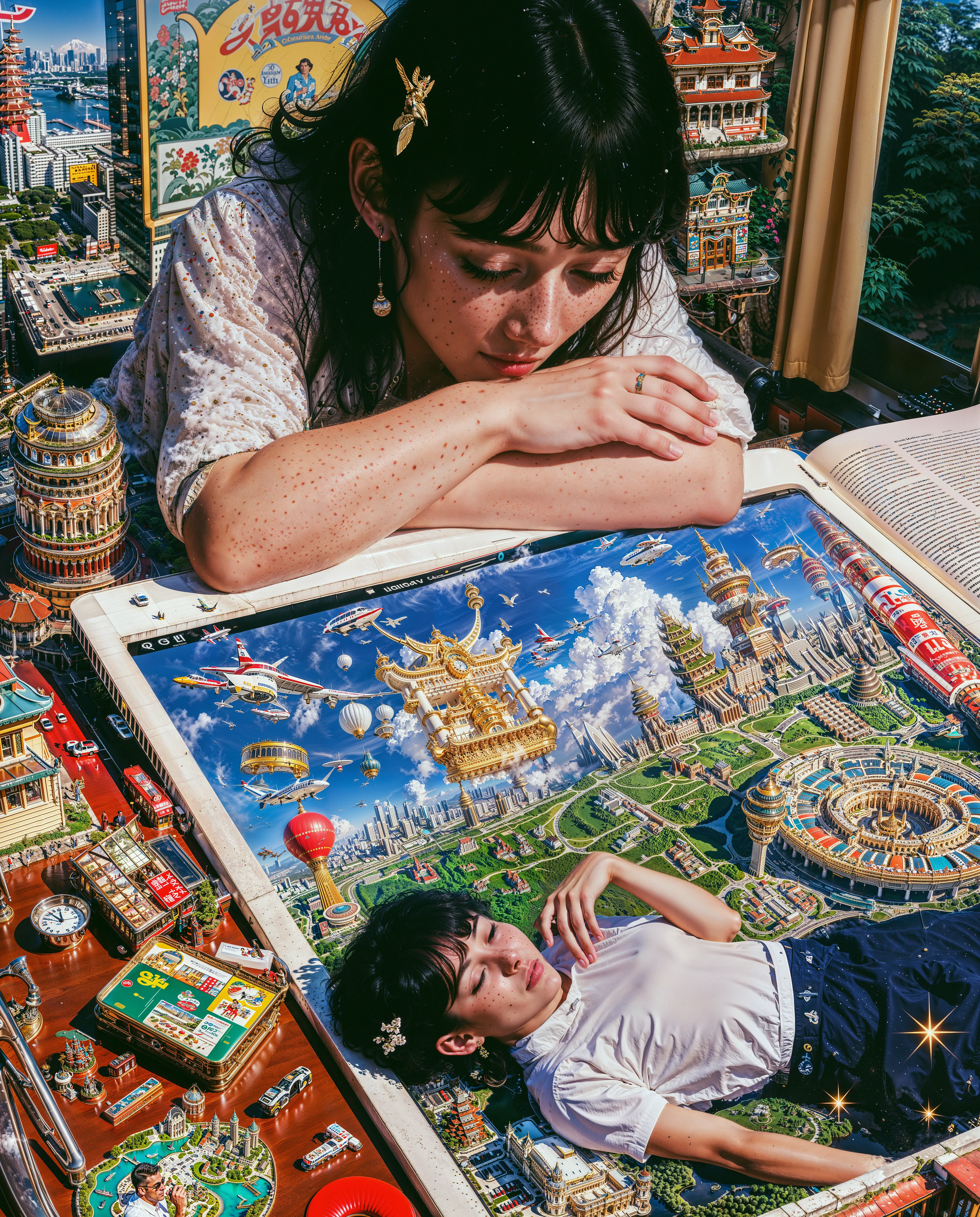 “Inside Out” explores the moment inner worlds break free, releasing stories, dreams, and knowledge into a reality forever transformed by imagination set loose.

Written From Within

By INFINITEYAY in collaboration with AI, 2025

7424 × 9216px | jpg