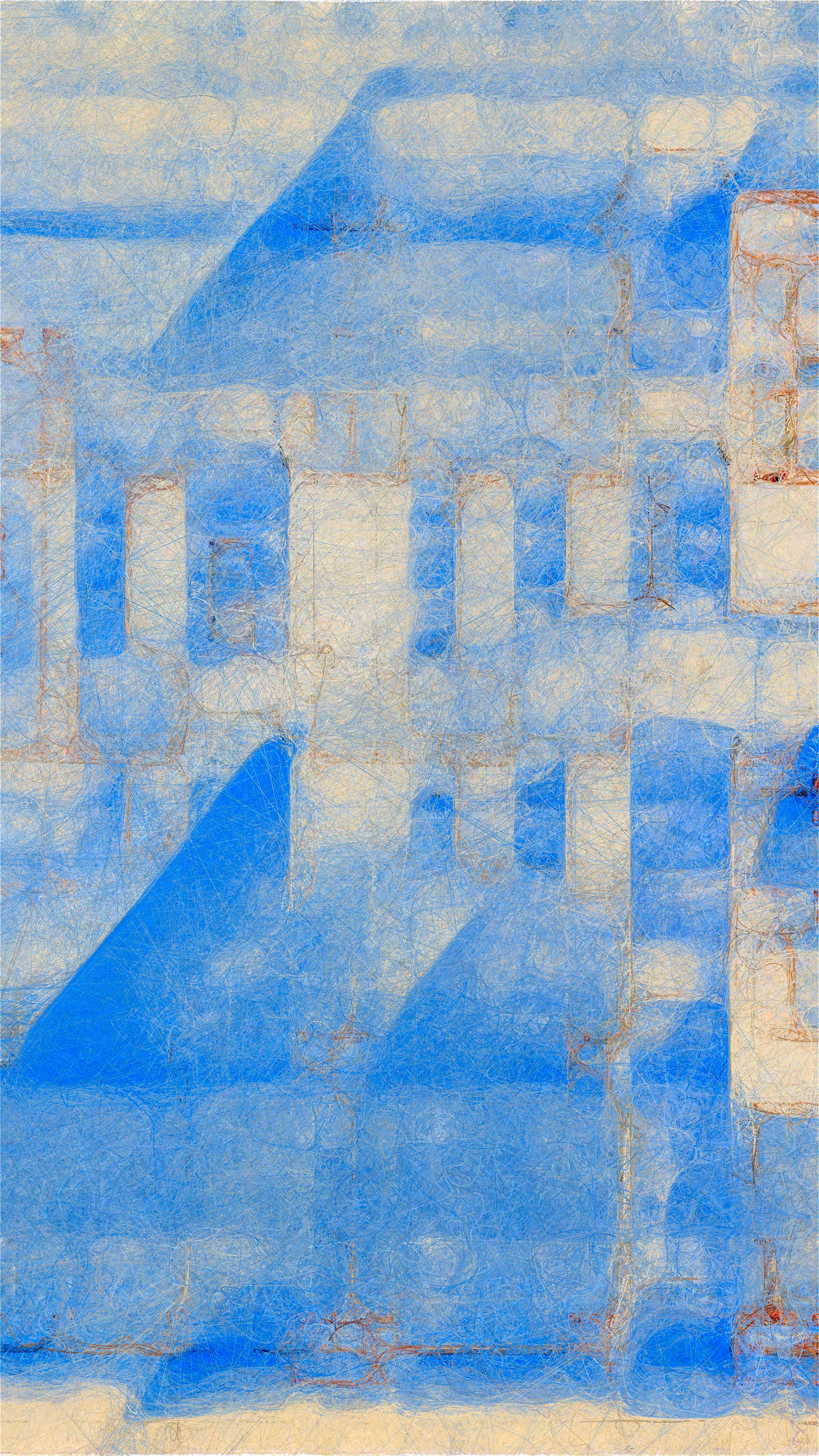 “Unsupervised — Machine Hallucinations — MoMA Dreams” is a series of algorithmic AI data paintings showcasing Refik Anadol’s unique collaboration with machine learning at the intersection of technology and aesthetics. Each image in the series displays a cluster of chosen “dream sequences,” as the artist goes through serendipitous allusions to modern visual expressions in the machine-mind. <br/>Collectors who acquire three artworks from the “Dreams” series as of December 1, 2021 will receive archival prints of their images shipped from the artist’s studio in early 2022. The prints will be 22" high and 12.4" wide.