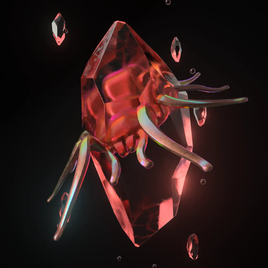 FVCK_CRYSTAL// is a computer generated project designed by FVCKRENDER. There is a limited supply of 4169 unique NFT variations. These stones will be used for future FVCKRENDER projects like events, raffles, airdrops and more.

Explore the [FVCKRENDERVERSE//](https://www.fvckrenderverse.com)

[Download your High-Res FVCK_CRYSTAL//](https://arweave.net/HASjCAZ5maul_M0PyCMoxjMdVY24mXKHAE-0hSn2F20). They are PNGs with a transparent background. FVCK IT UP!