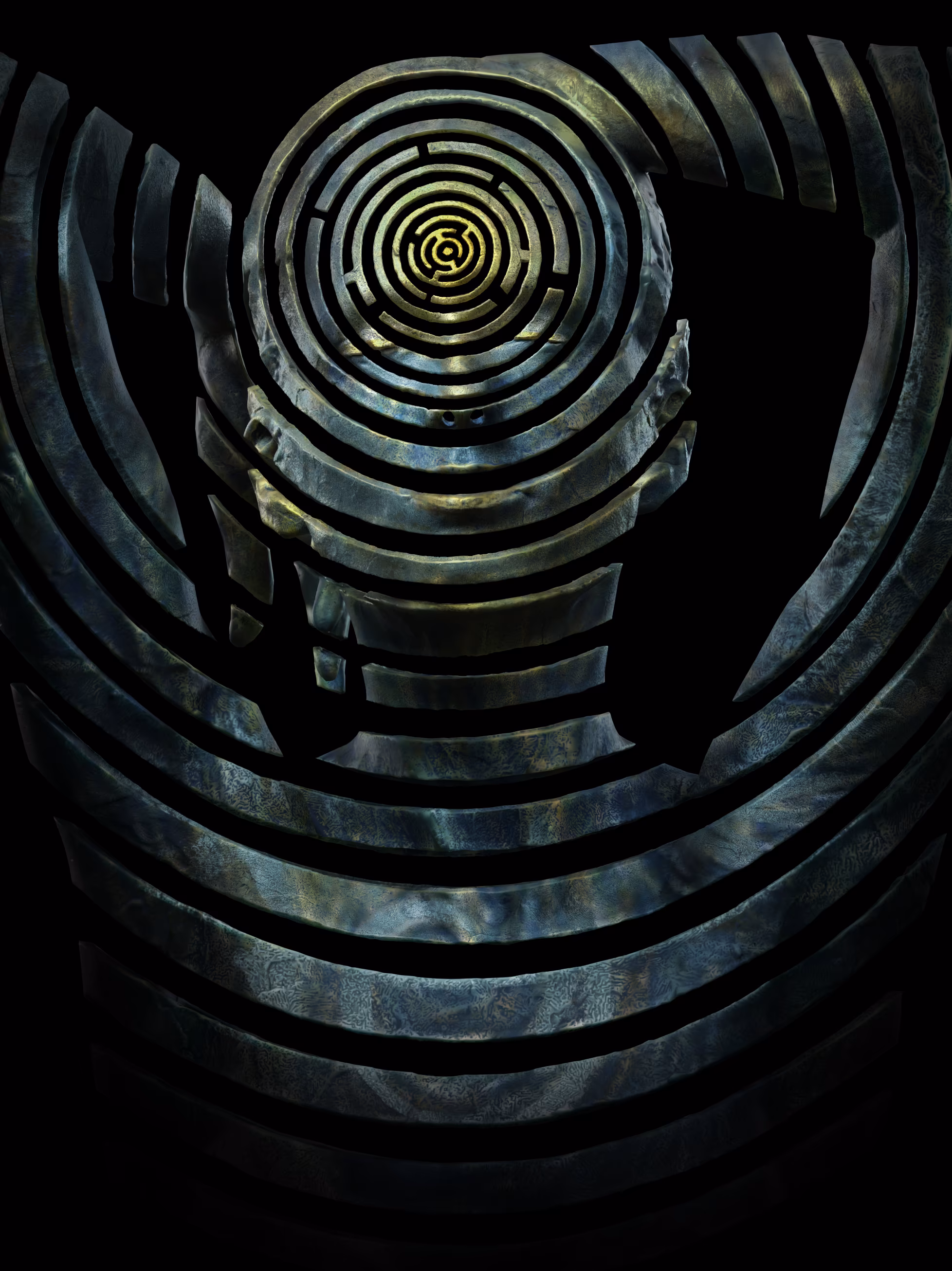 "Dreams of Color" is the representation of a creative mind, that doesn't see the limits of the physical world and expands the connection between sculpture, music, and color.”